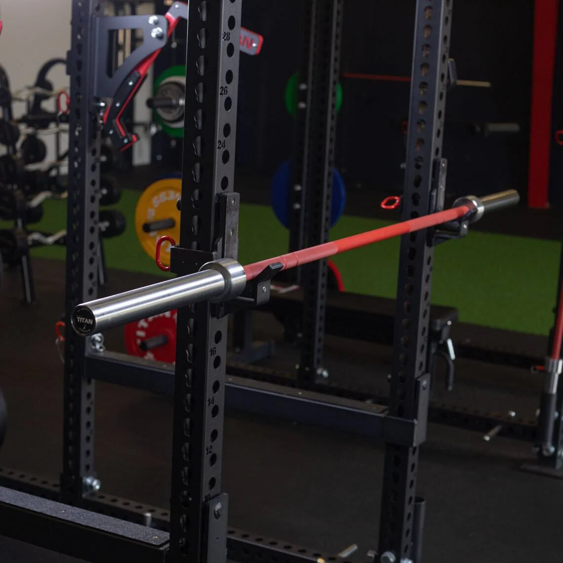 Scratch and Dent - Blues City Olympic Barbell | Made In USA | Red Cerakote - FINAL SALE - Image 2