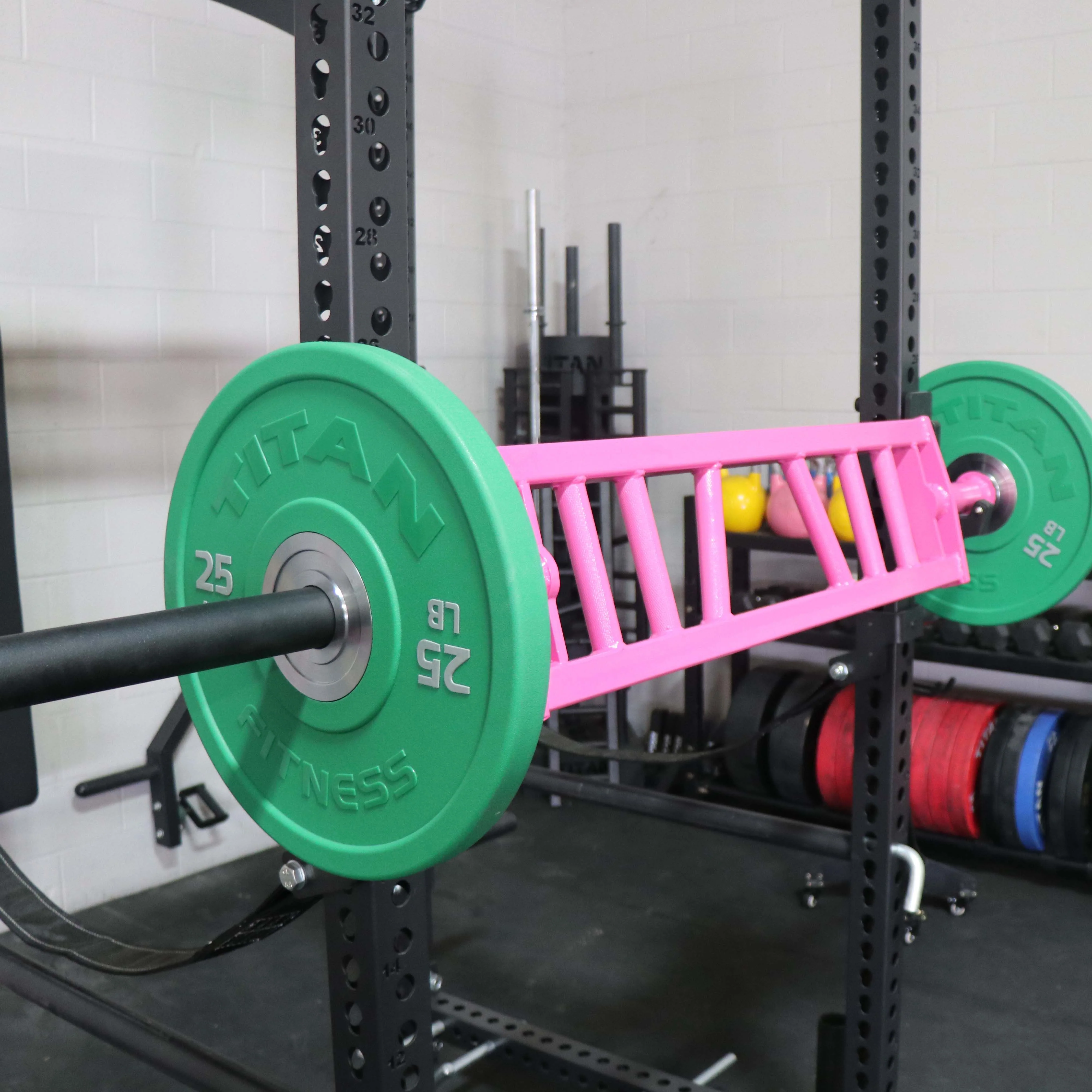 Scratch and Dent - Breast Cancer Awareness | Multi-Grip Barbell | Pink - FINAL SALE - Image 4