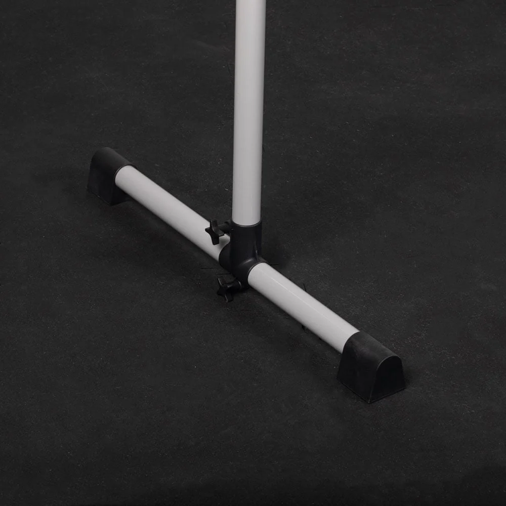 Scratch and Dent - Double Freestanding Ballet Barre | White Aluminum - FINAL SALE - Image 6