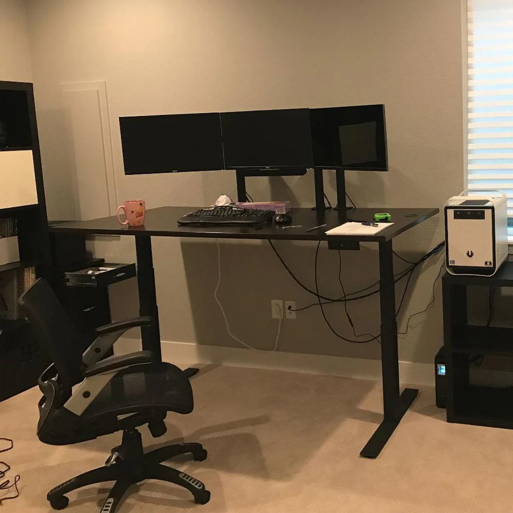 Scratch and Dent, Dual Motor Electric Adjustable Height A6 Sit-Stand Desk - Image 7