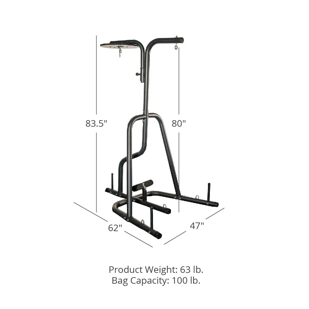 Scratch and Dent - Dual Station Boxing Stand for Speed and Heavy Bag - FINAL SALE - Image 7