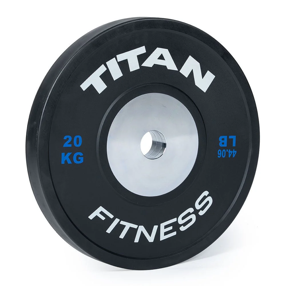 Scratch and Dent - Elite Olympic Bumper Plate | Black | 20 KG Single - FINAL SALE
