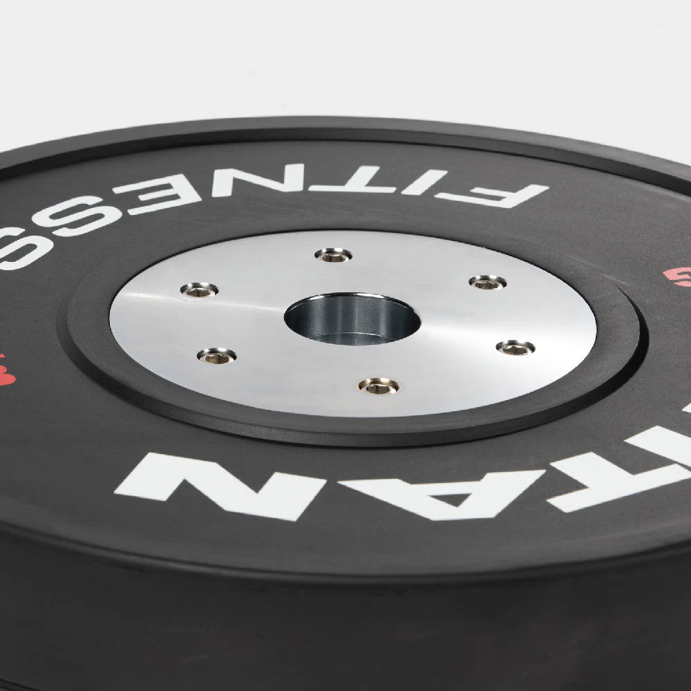 Scratch and Dent, 25 KG Single Black Elite Olympic Bumper Plate - Image 3