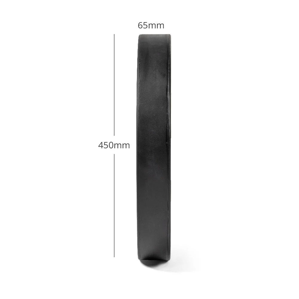 Scratch and Dent, 25 KG Single Black Elite Olympic Bumper Plate - Image 5