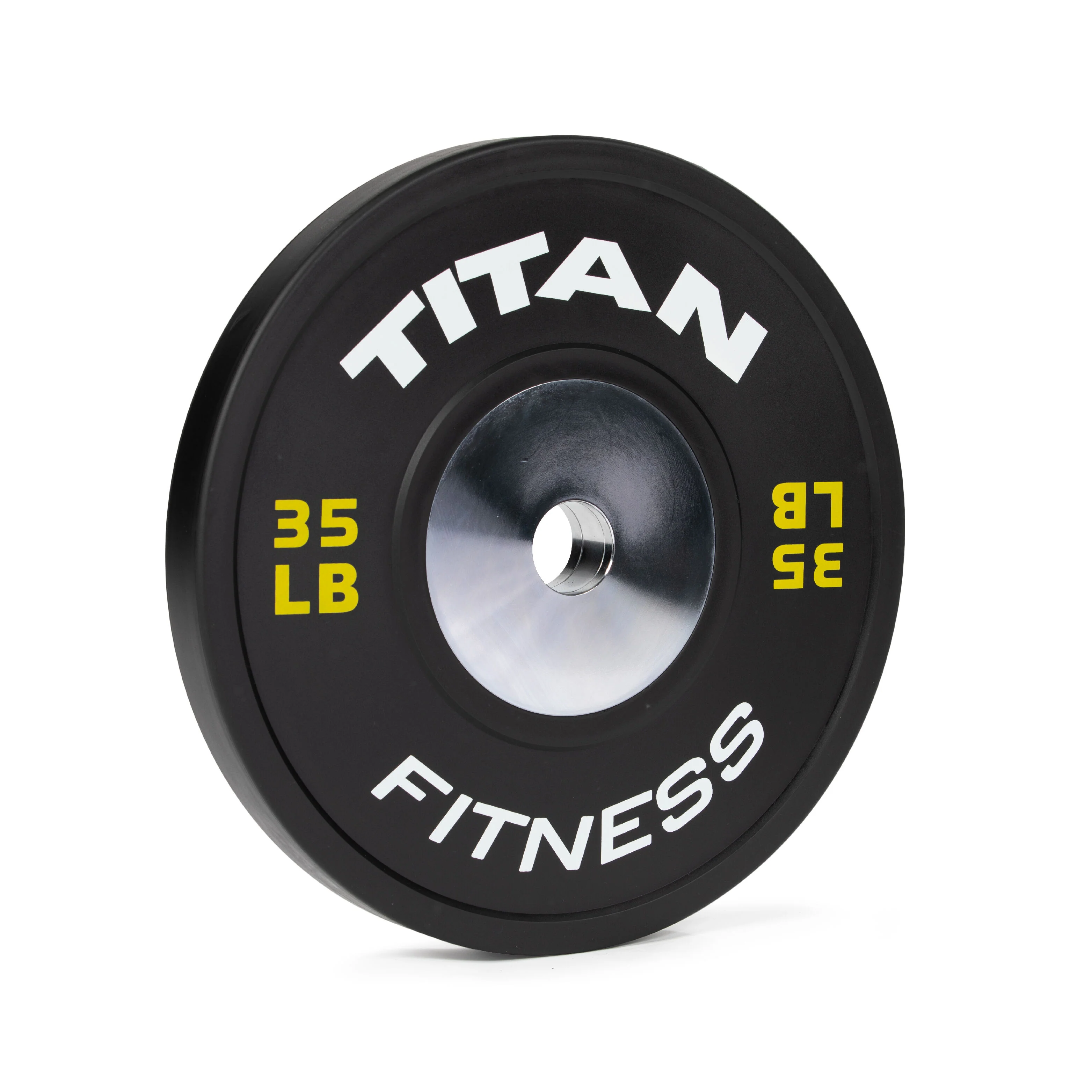 Scratch and Dent - Elite Olympic Bumper Plate | Black | 35 LB Single - FINAL SALE
