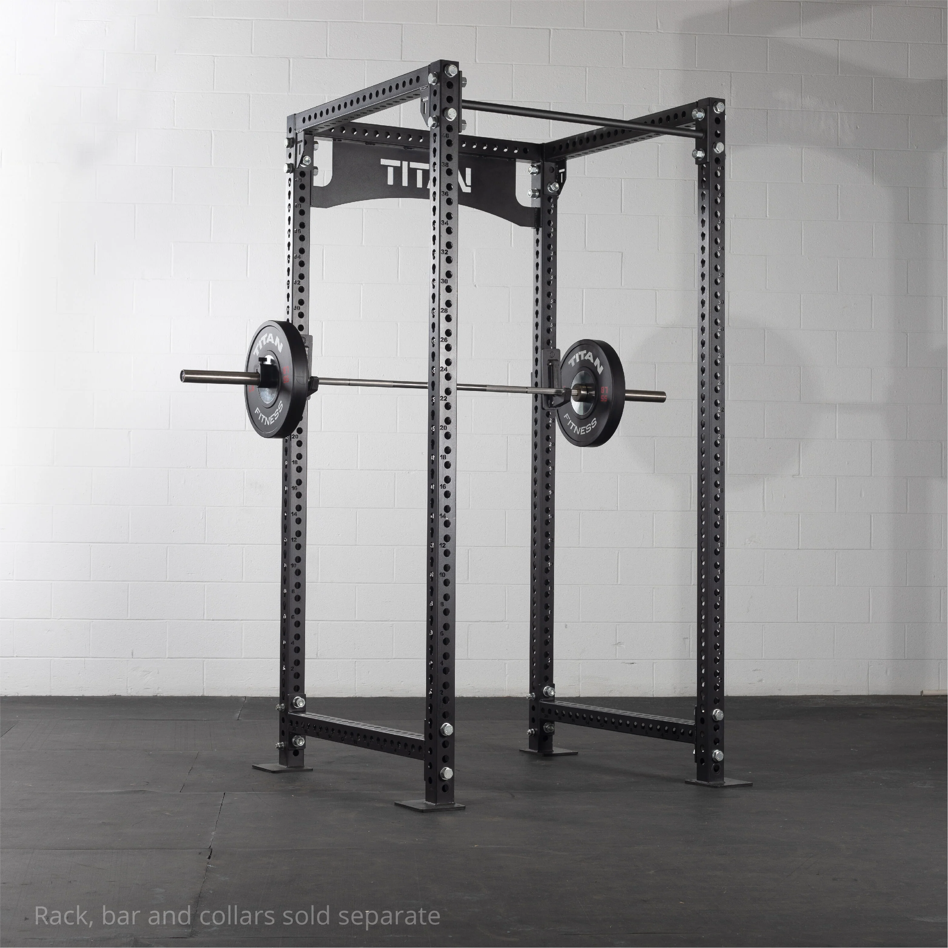Scratch and Dent, Elite Olympic Bumper Plate | Black | 55 LB Single - Image 3
