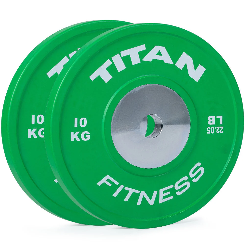 Scratch and Dent - Elite Olympic Bumper Plates | Color | 10 KG Pair - FINAL SALE