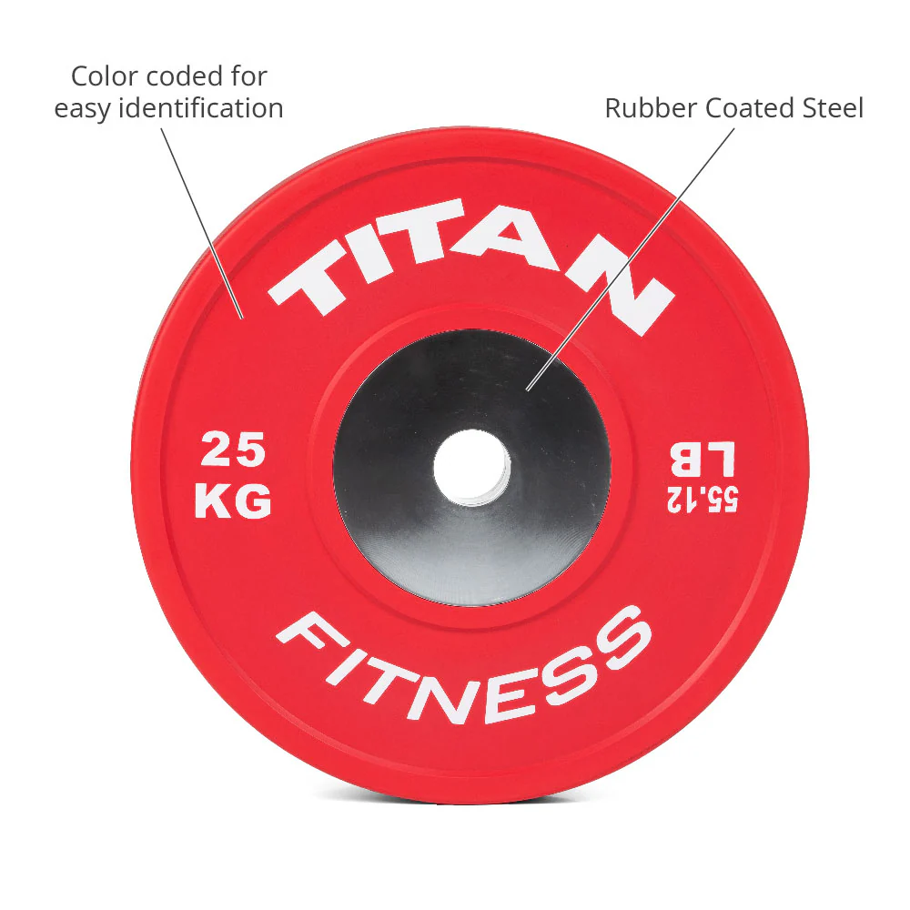 Scratch and Dent, 25 KG Single Elite Color Olympic Bumper Plate - Image 3
