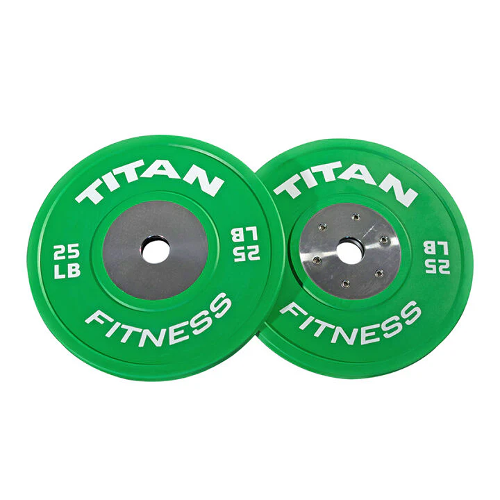 Scratch and Dent - Elite Olympic Bumper Plates | Color | 25 LB Pair - FINAL SALE