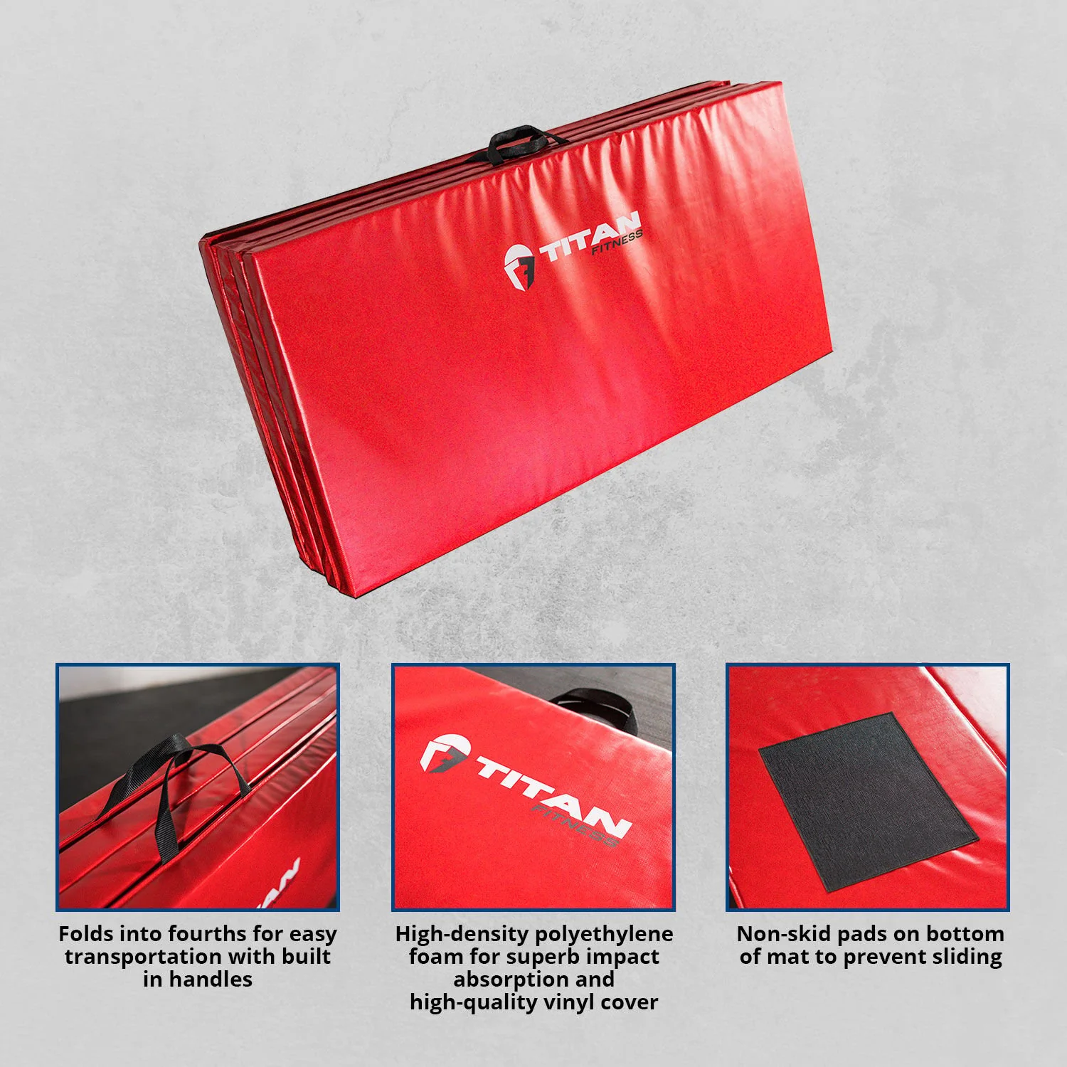 Scratch and Dent - Gymnastics Tumbling Mat | 8' x 4' x 2" - FINAL SALE - Image 2