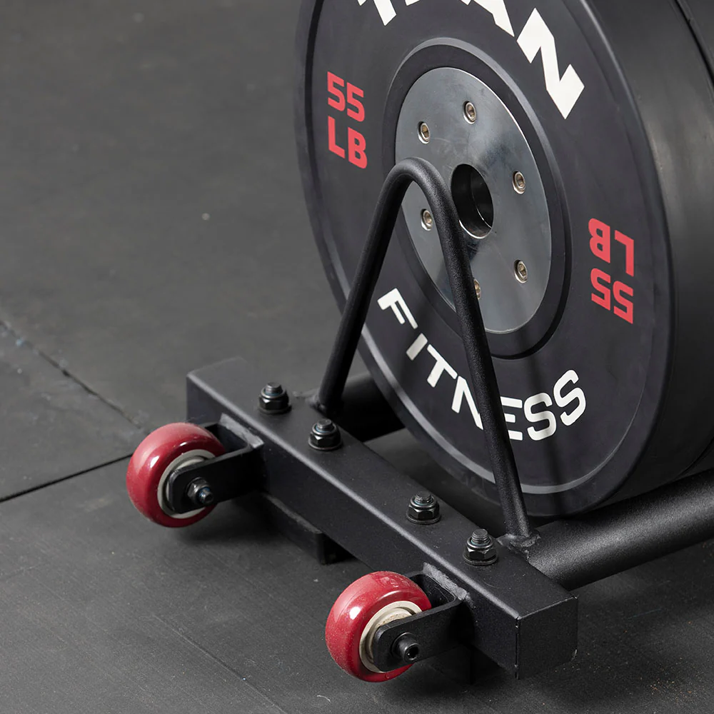 Horizontal Weight Plate Storage With Wheels - Image 7
