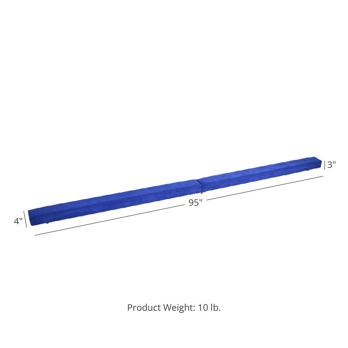 Scratch and Dent - Jr. Gymnastics Balance Beam | 8' Folding | Blue - FINAL SALE - Image 10