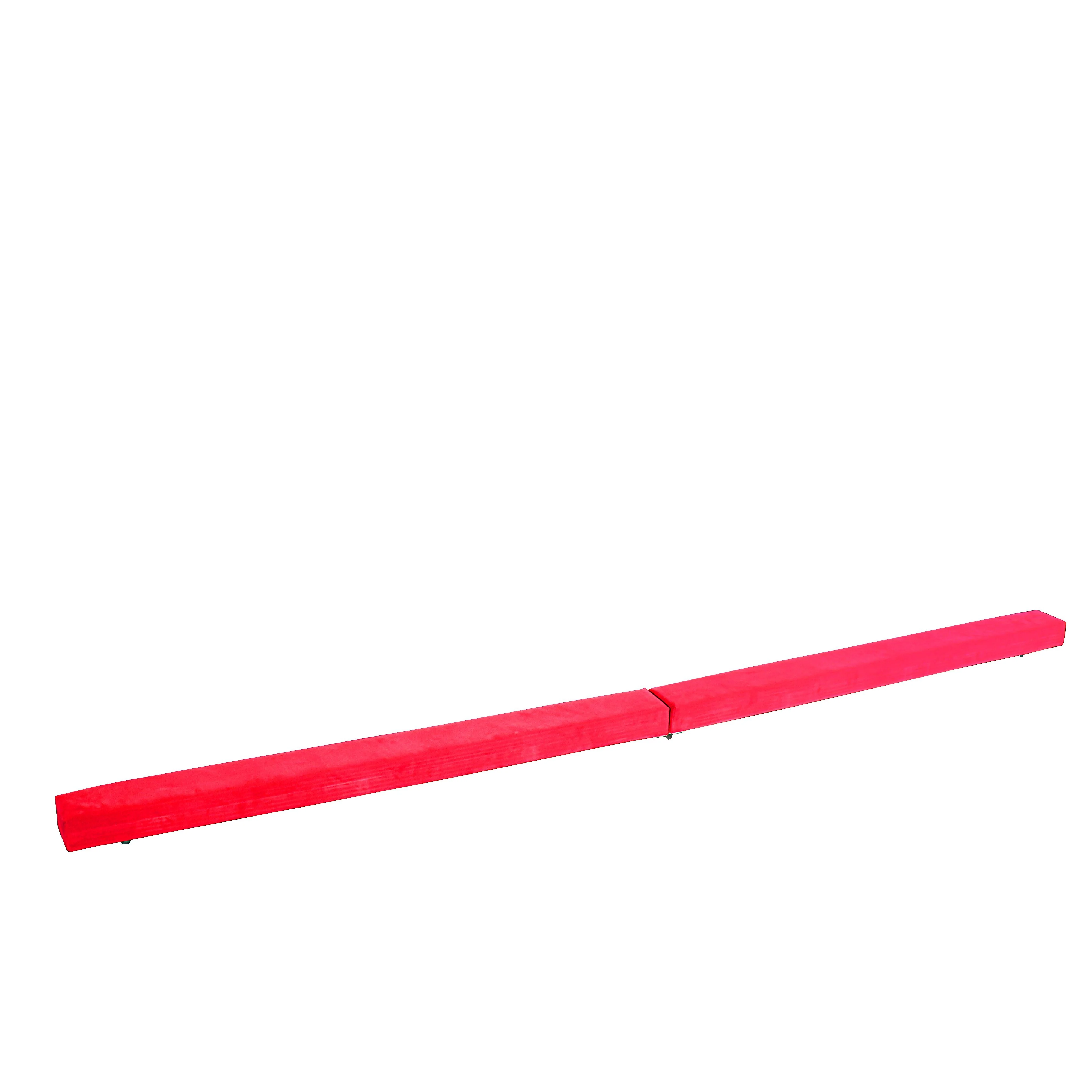 Scratch and Dent - Jr. Gymnastics Balance Beam | 8' Folding | Red - FINAL SALE