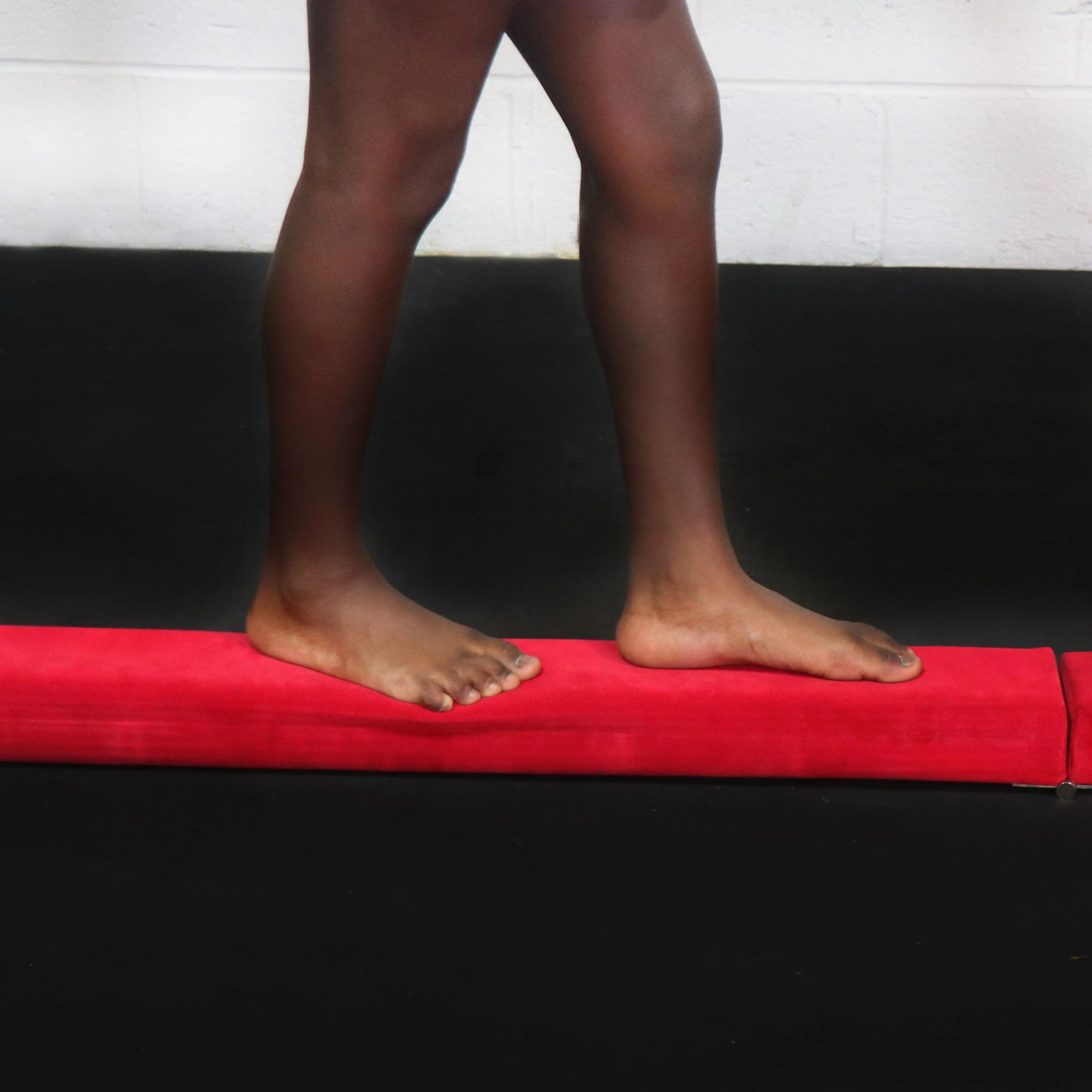 Scratch and Dent - Jr. Gymnastics Balance Beam | 8' Folding | Red - FINAL SALE - Image 4