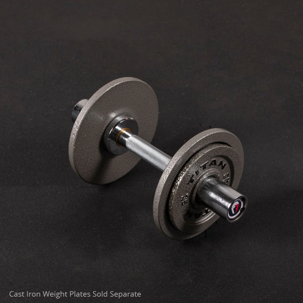 Scratch and Dent - Loadable 15" Olympic Dumbbell Handle (Single) - FINAL SALE - Image 5