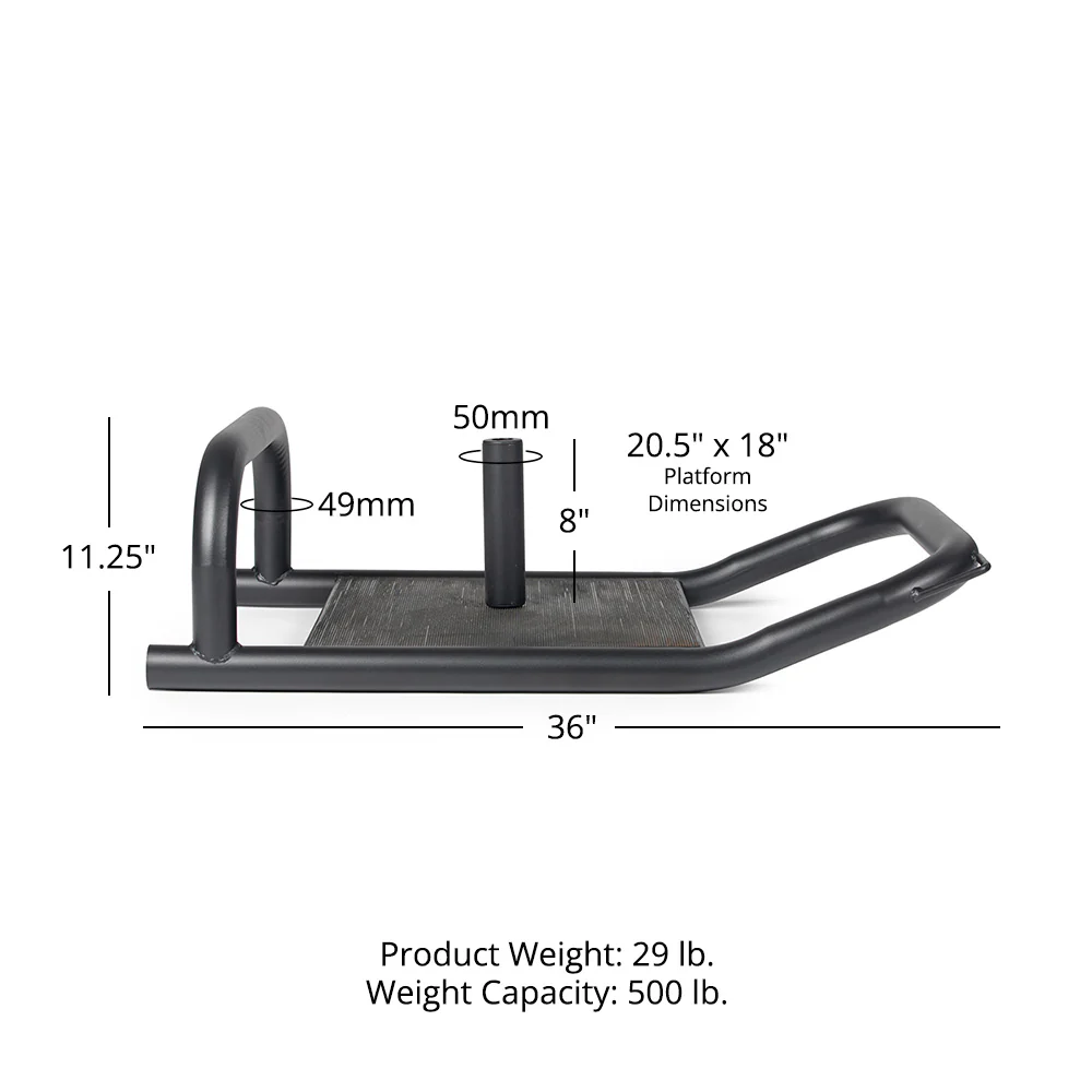 Scratch and Dent - Low Bar Push Pull Drag Sled - FINAL SALE - Image 10