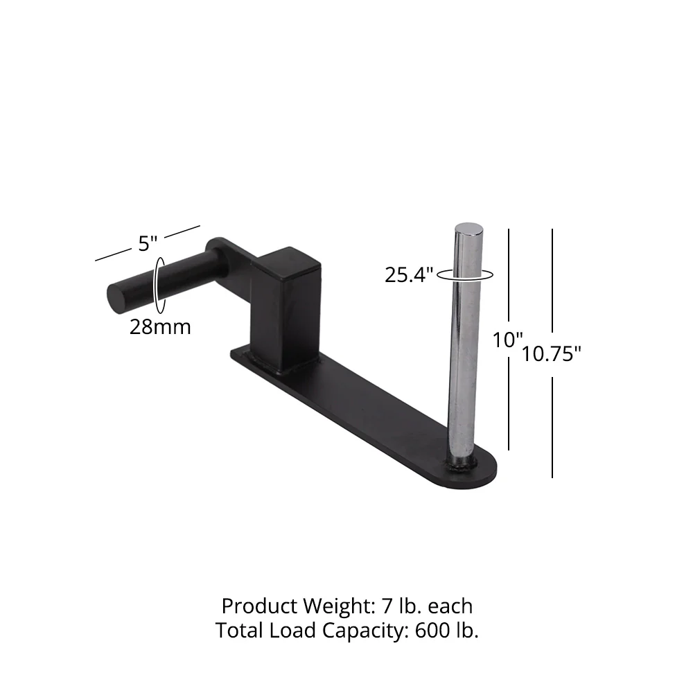 Scratch and Dent, Mini Farmer's Walk Handles with Standard Weight Posts - Image 7