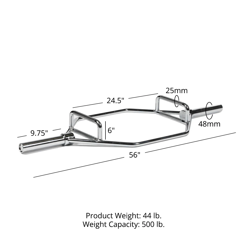 Olympic Hex Weight Bar - Image 10
