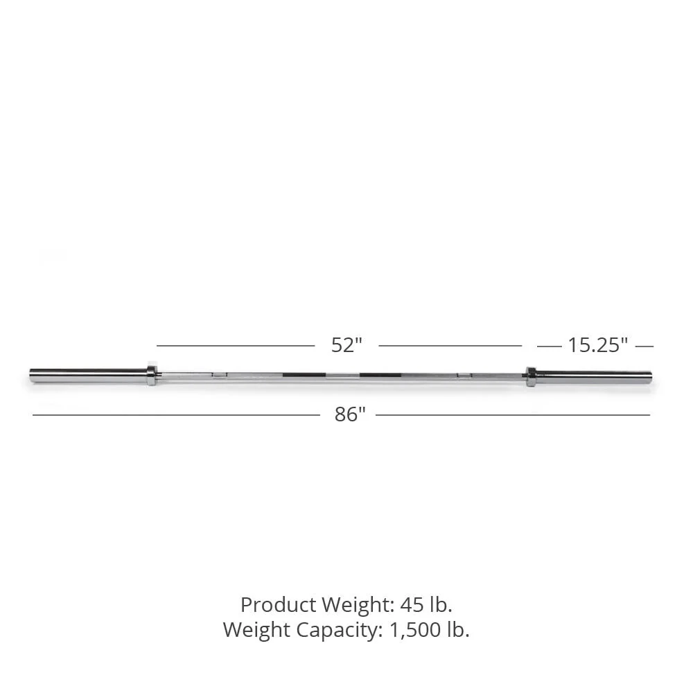 Scratch and Dent - Olympic Power Bar – 86-in. Chrome - FINAL SALE - Image 9