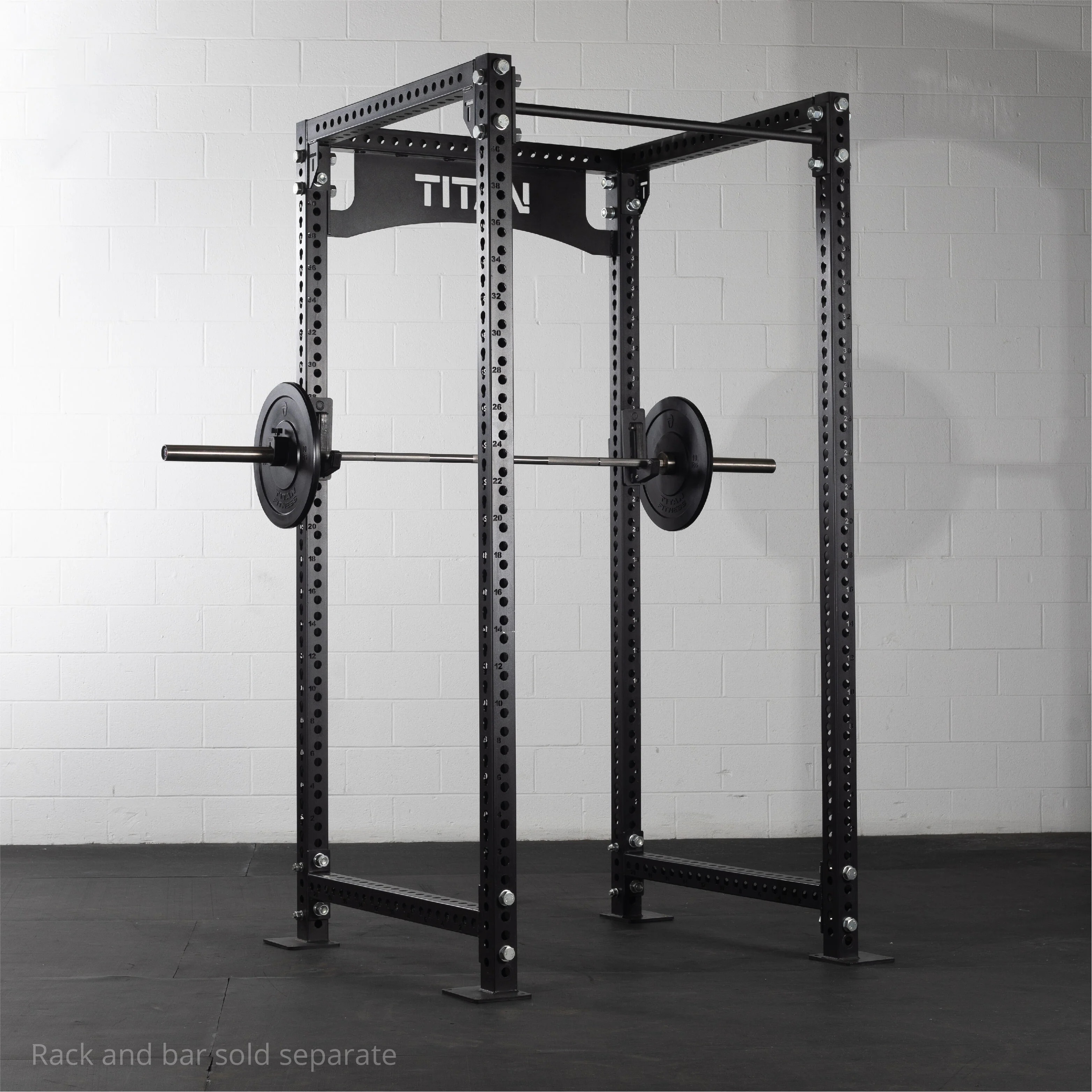 Scratch and Dent - Olympic Rubber Bumper Plates | Black | 10 LB Pair - FINAL SALE - Image 4