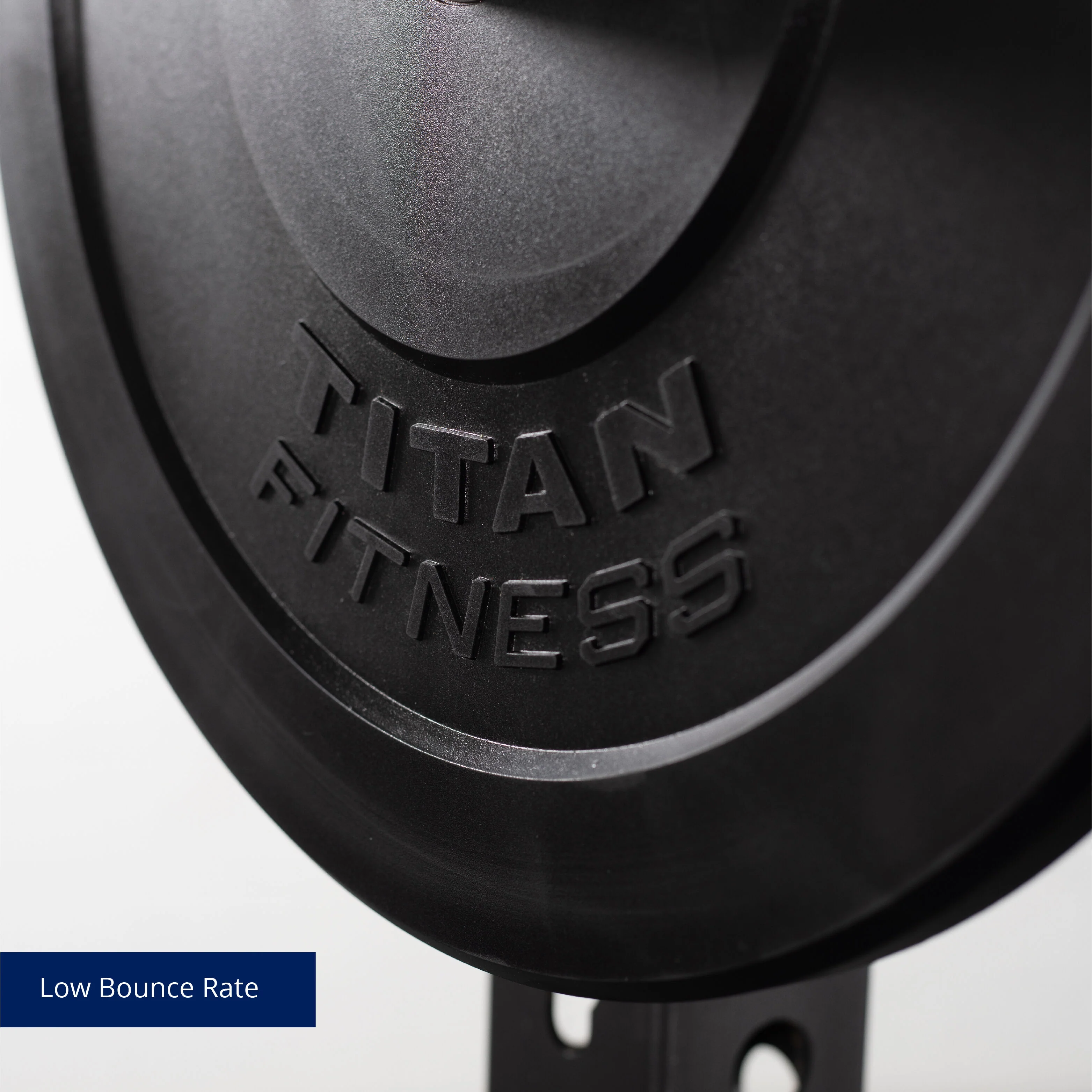 Scratch and Dent - Olympic Rubber Bumper Plates | Black | 10 LB Pair - FINAL SALE - Image 8
