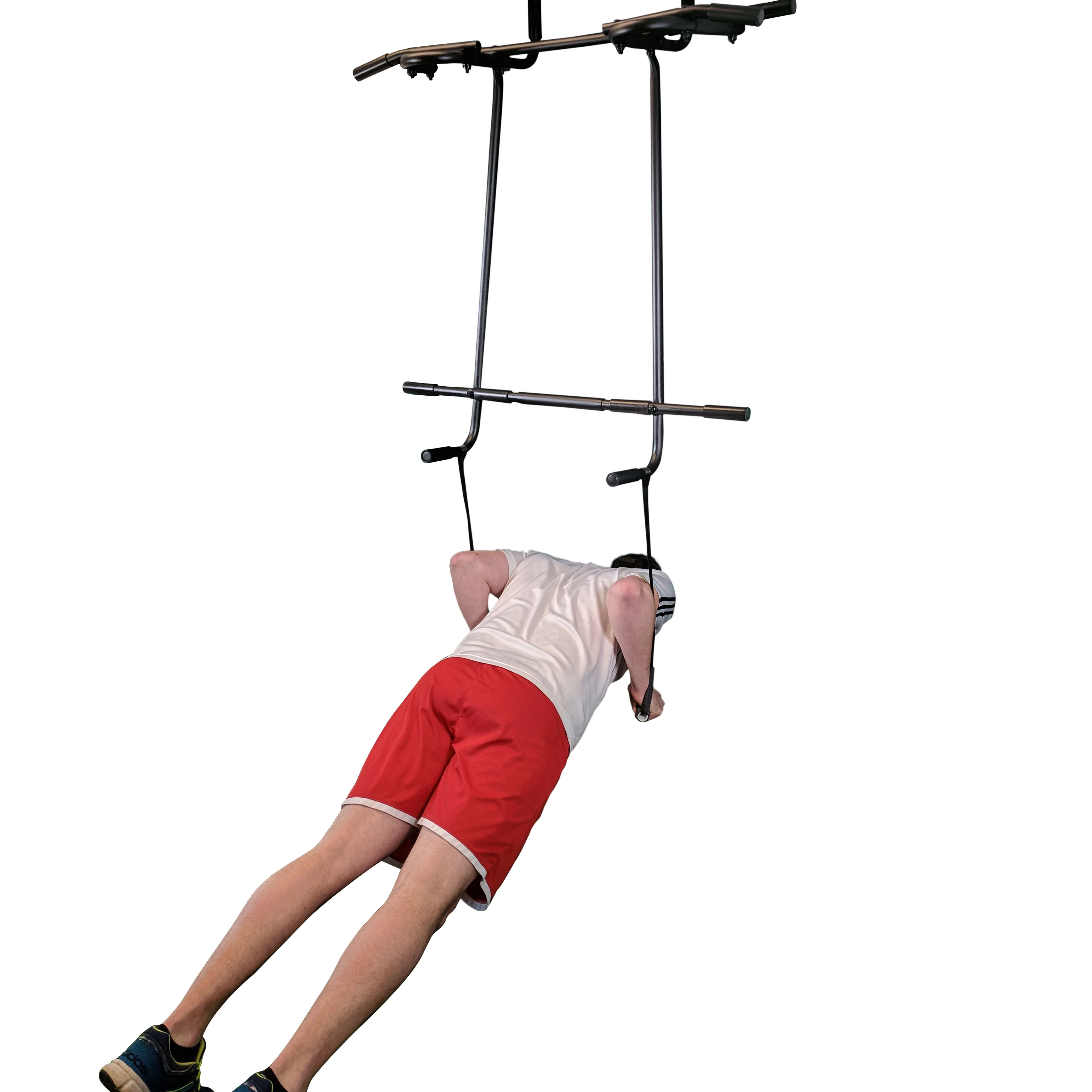 Scratch and Dent - Over the Door Trainer Pull Up Bar Gym & Dip Station - FINAL SALE - Image 17