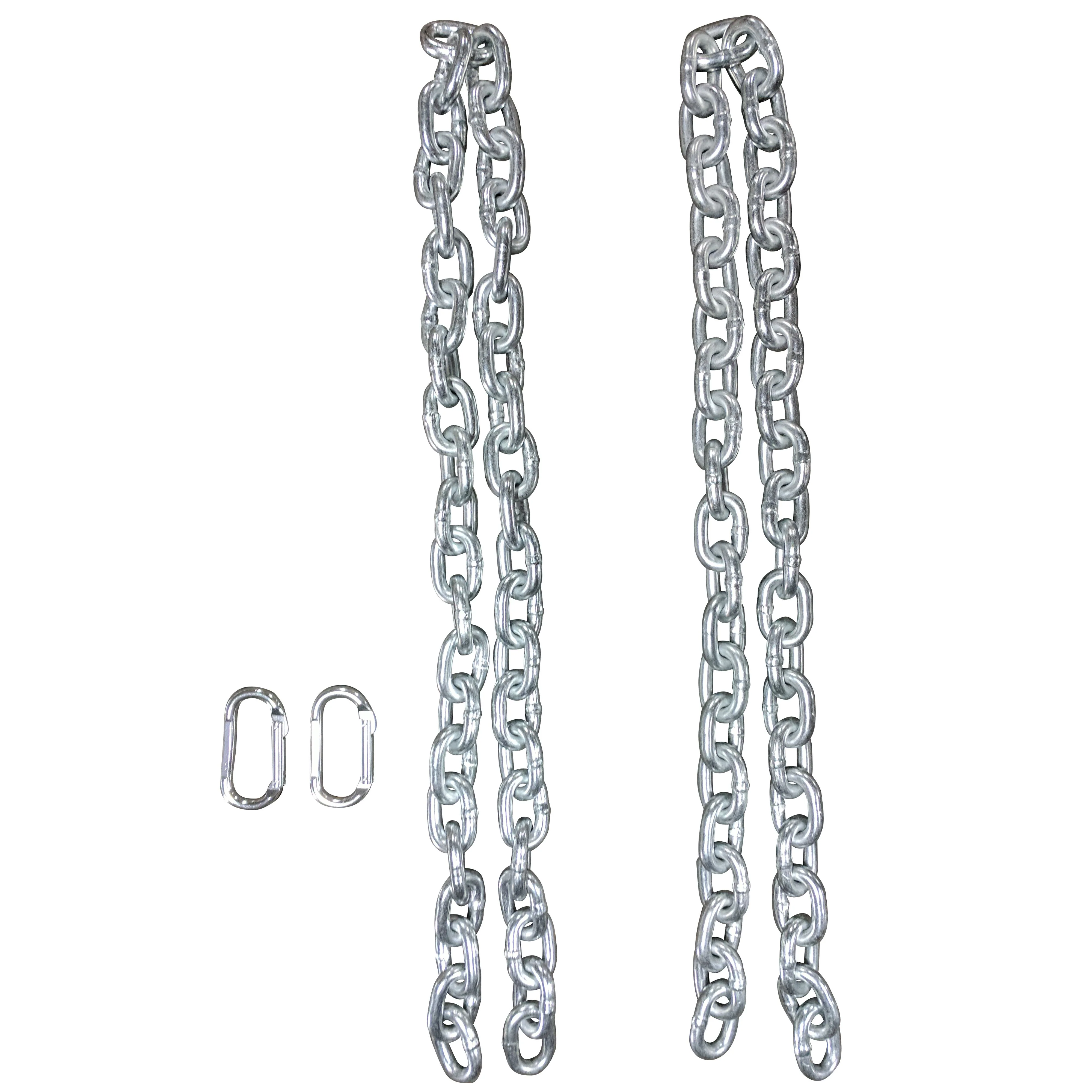 Scratch and Dent - Pair of 6 ft 1/2" Weight Chains w/ Carabiner - FINAL SALE