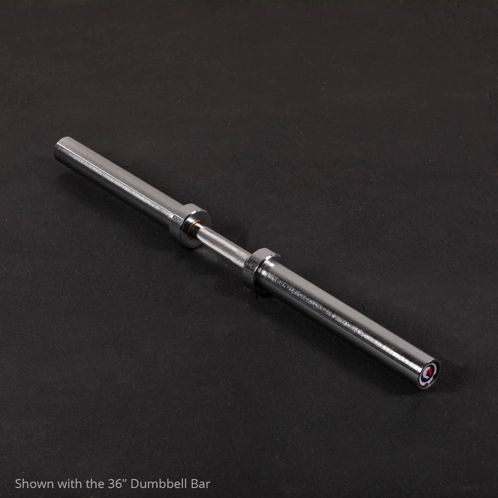 Scratch and Dent - Pair of Loadable 20" Olympic Dumbbell Handle - FINAL SALE - Image 2