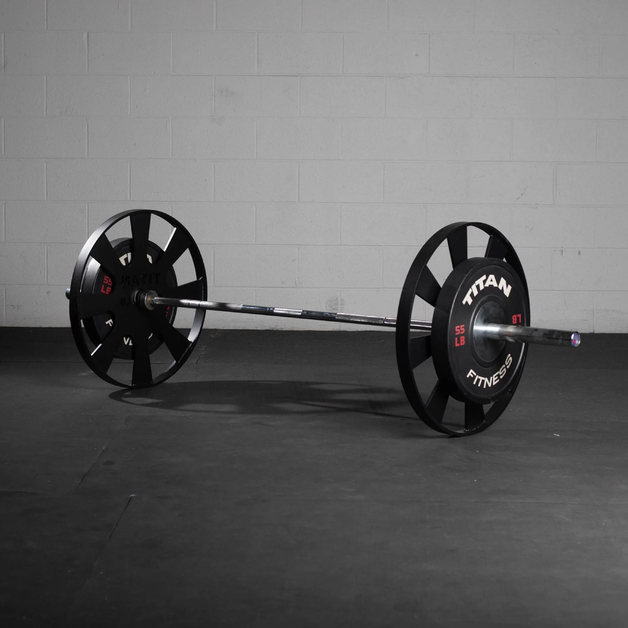 Scratch and Dent, 45 LB Pair Wagon Wheel Pulling Blocks - Image 2