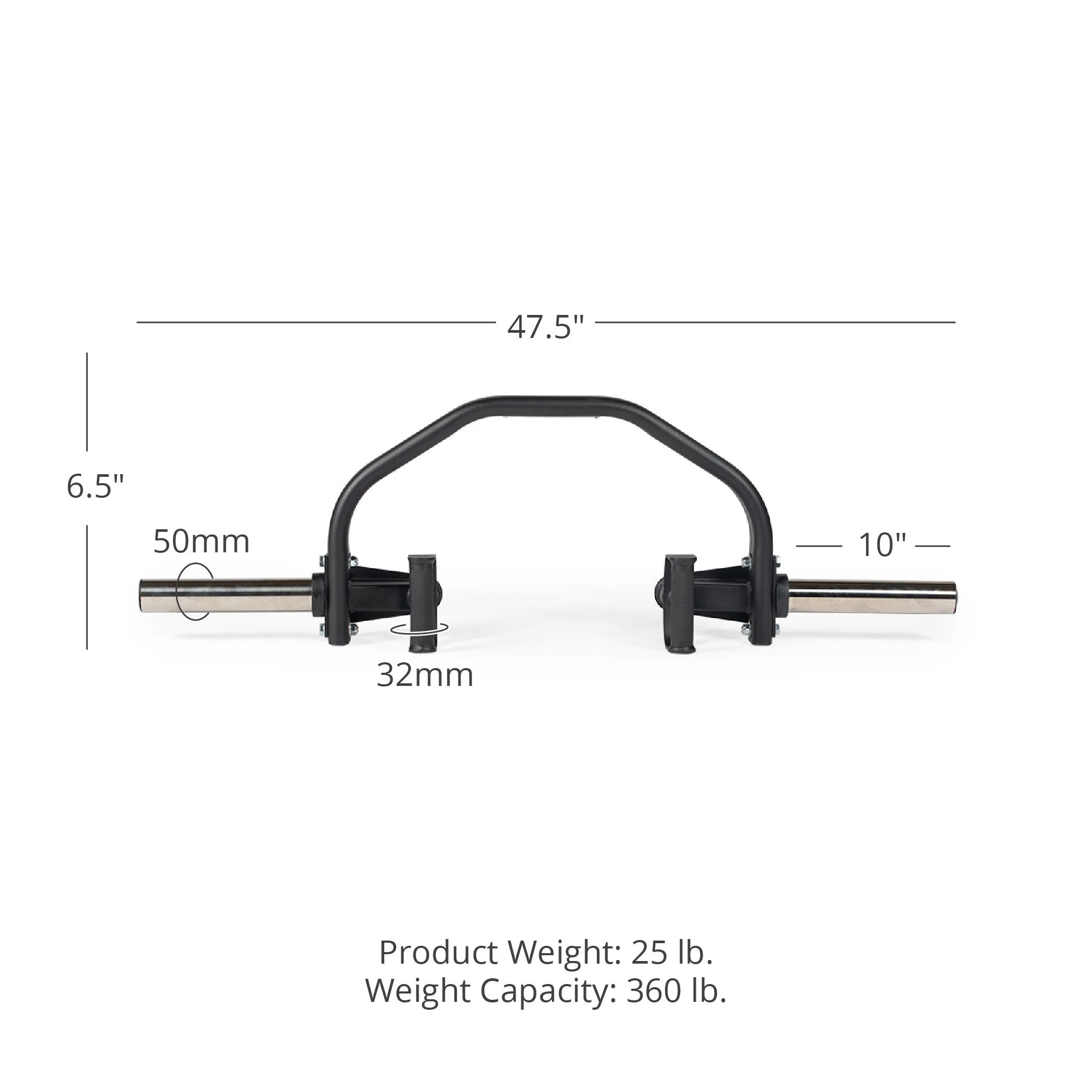 Scratch and Dent, Pivoting Tricep Bar - Image 10