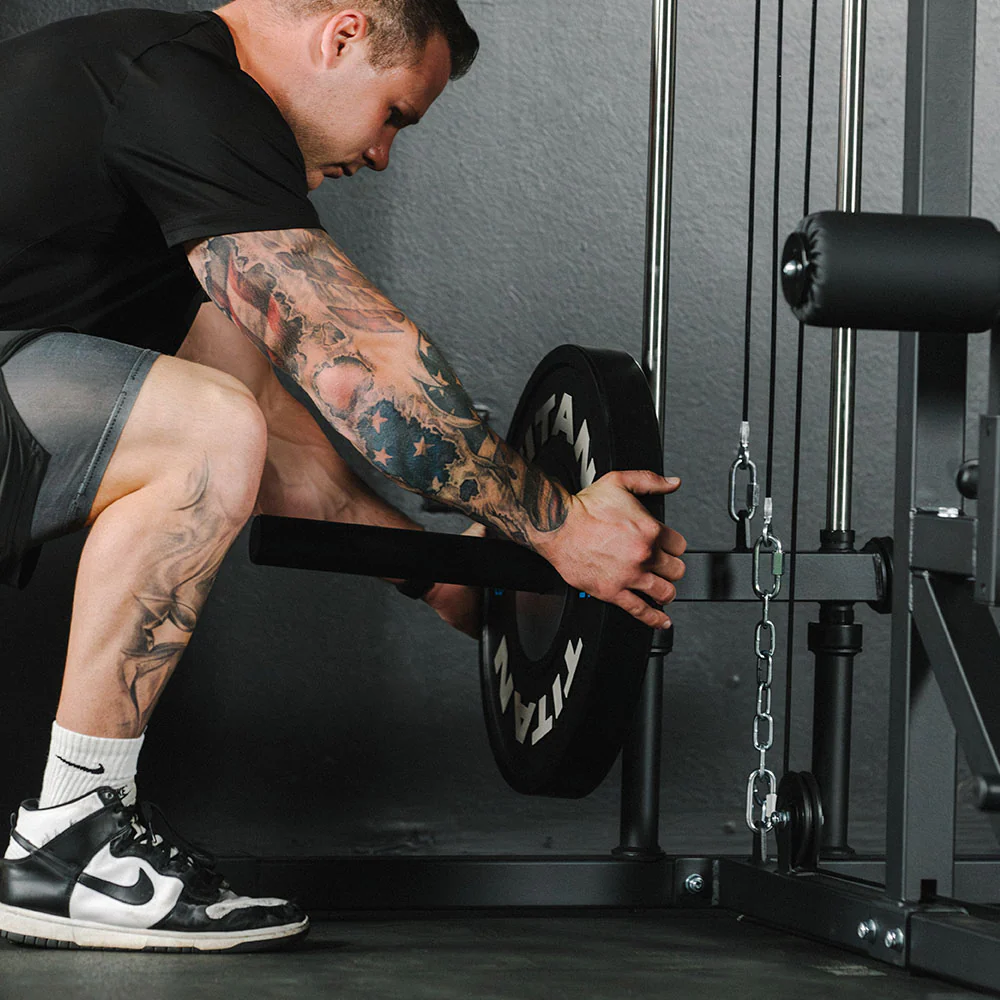 Plate-Loaded Lat Pull Down & Cable Row Machine - Image 7