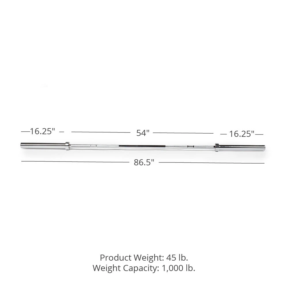 Scratch and Dent - Regular Bar – 20KG Chrome - FINAL SALE - Image 7