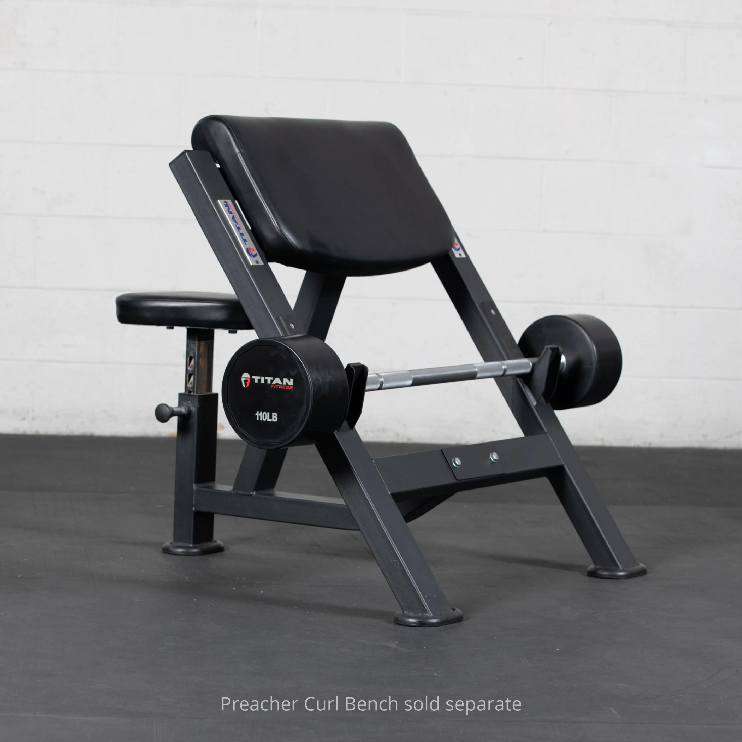 Scratch and Dent - Rubber Fixed Barbell | Straight | 110 LB - FINAL SALE - Image 3