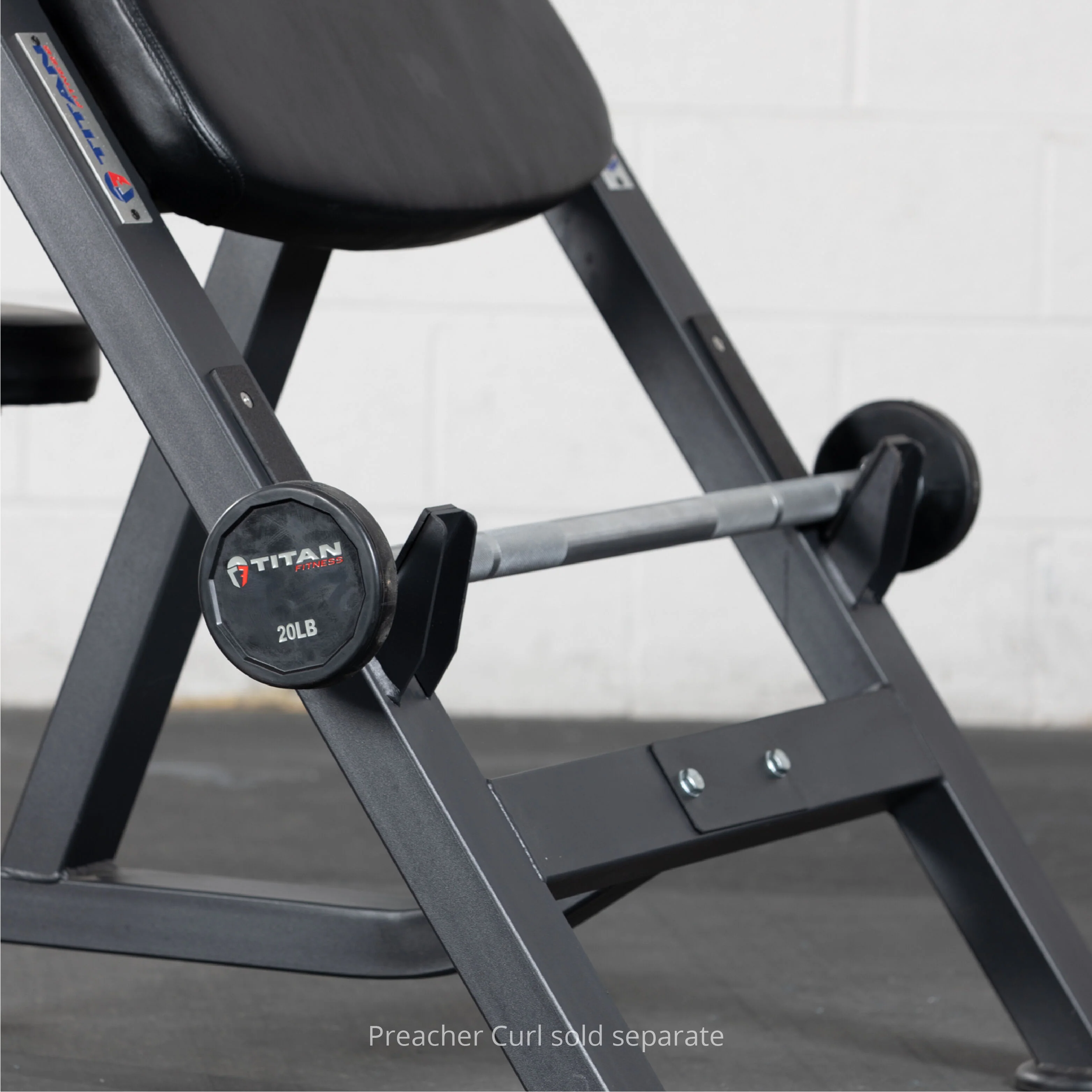 Scratch and Dent - Rubber Fixed Barbell | Straight | 20 LB - FINAL SALE - Image 4
