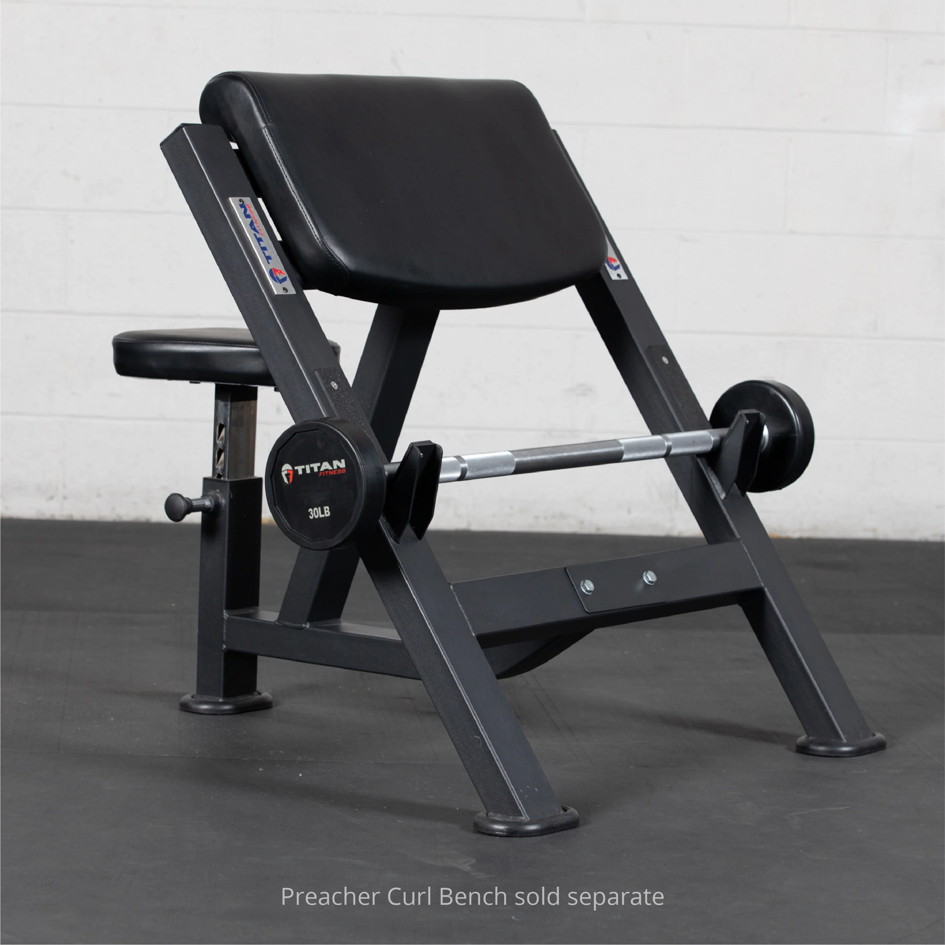 Scratch and Dent - Rubber Fixed Barbell | Straight | 30 LB - FINAL SALE - Image 4