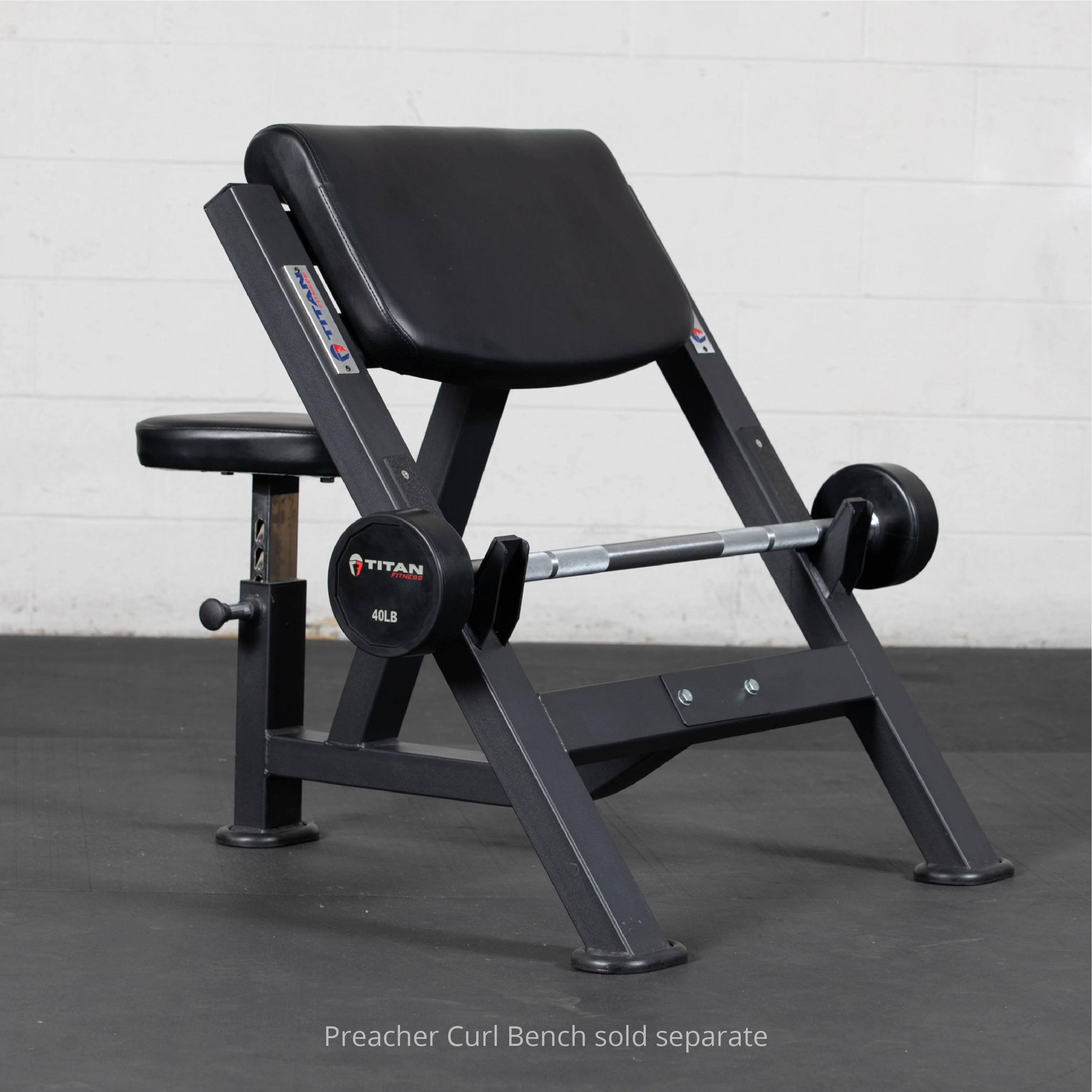 Scratch and Dent - Rubber Fixed Barbell | Straight | 40 LB - FINAL SALE - Image 3