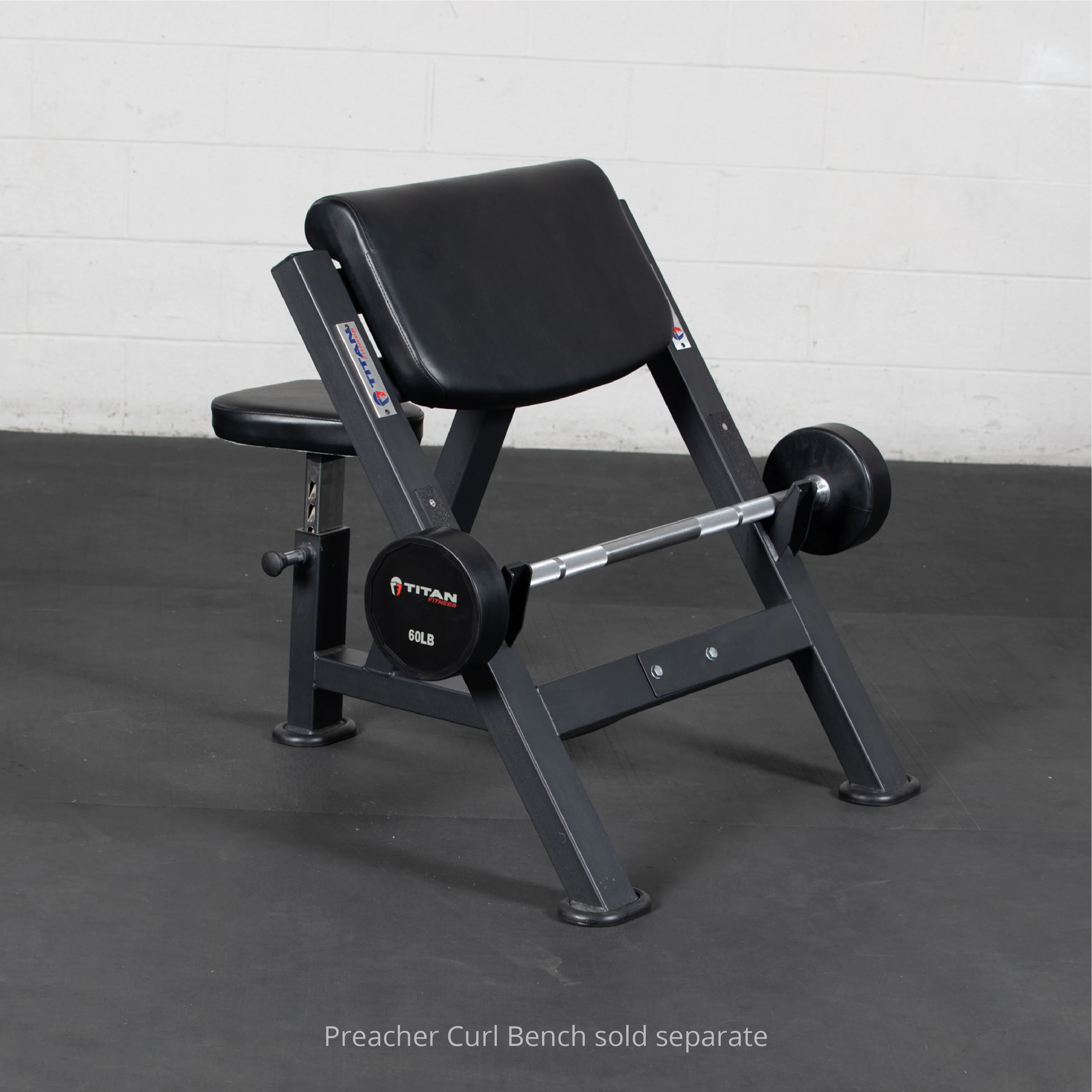 Scratch and Dent - Rubber Fixed Barbell | Straight | 60 LB - FINAL SALE - Image 3