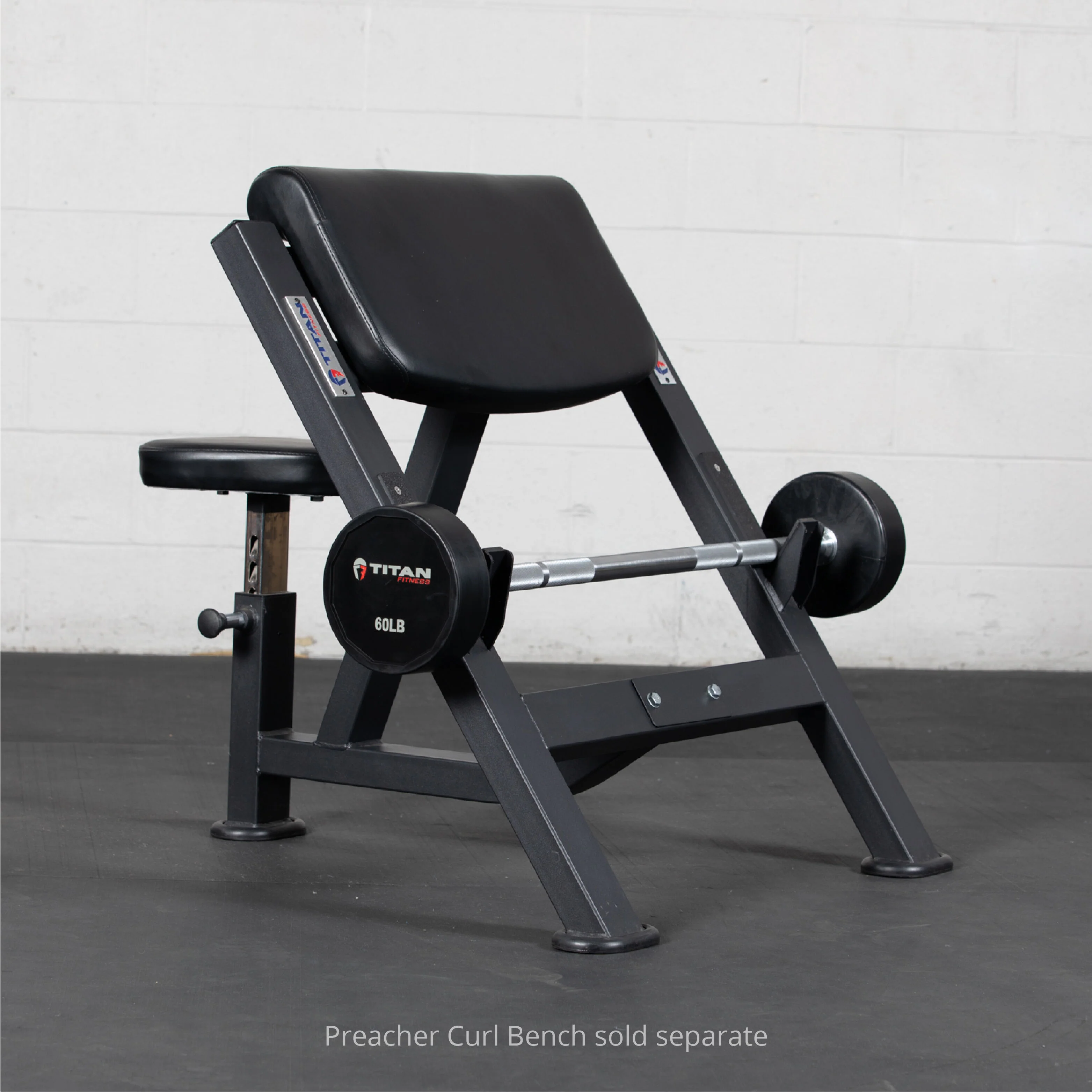 Scratch and Dent - Rubber Fixed Barbell | Straight | 60 LB - FINAL SALE - Image 4
