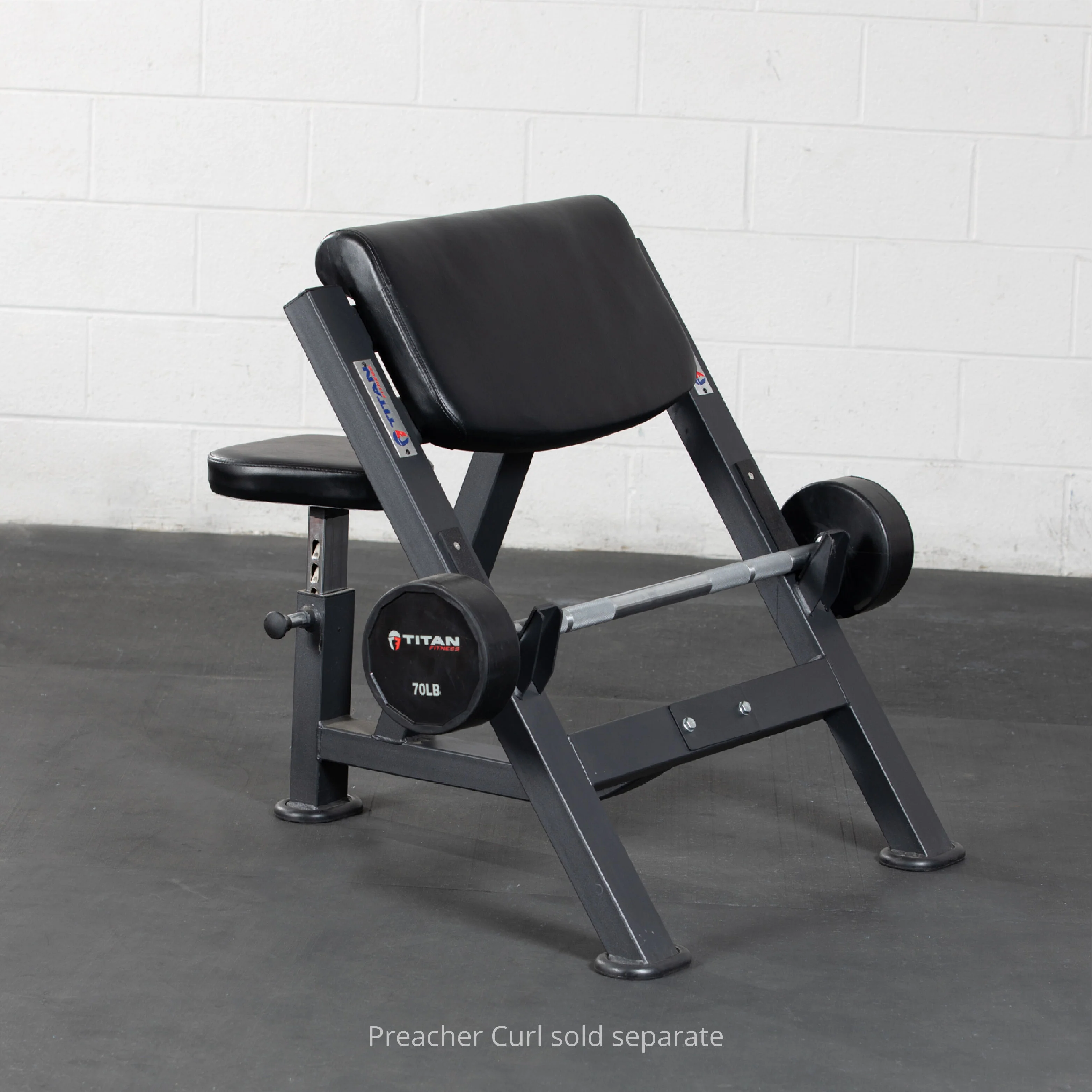 Scratch and Dent - Rubber Fixed Barbell | Straight | 70 LB - FINAL SALE - Image 3