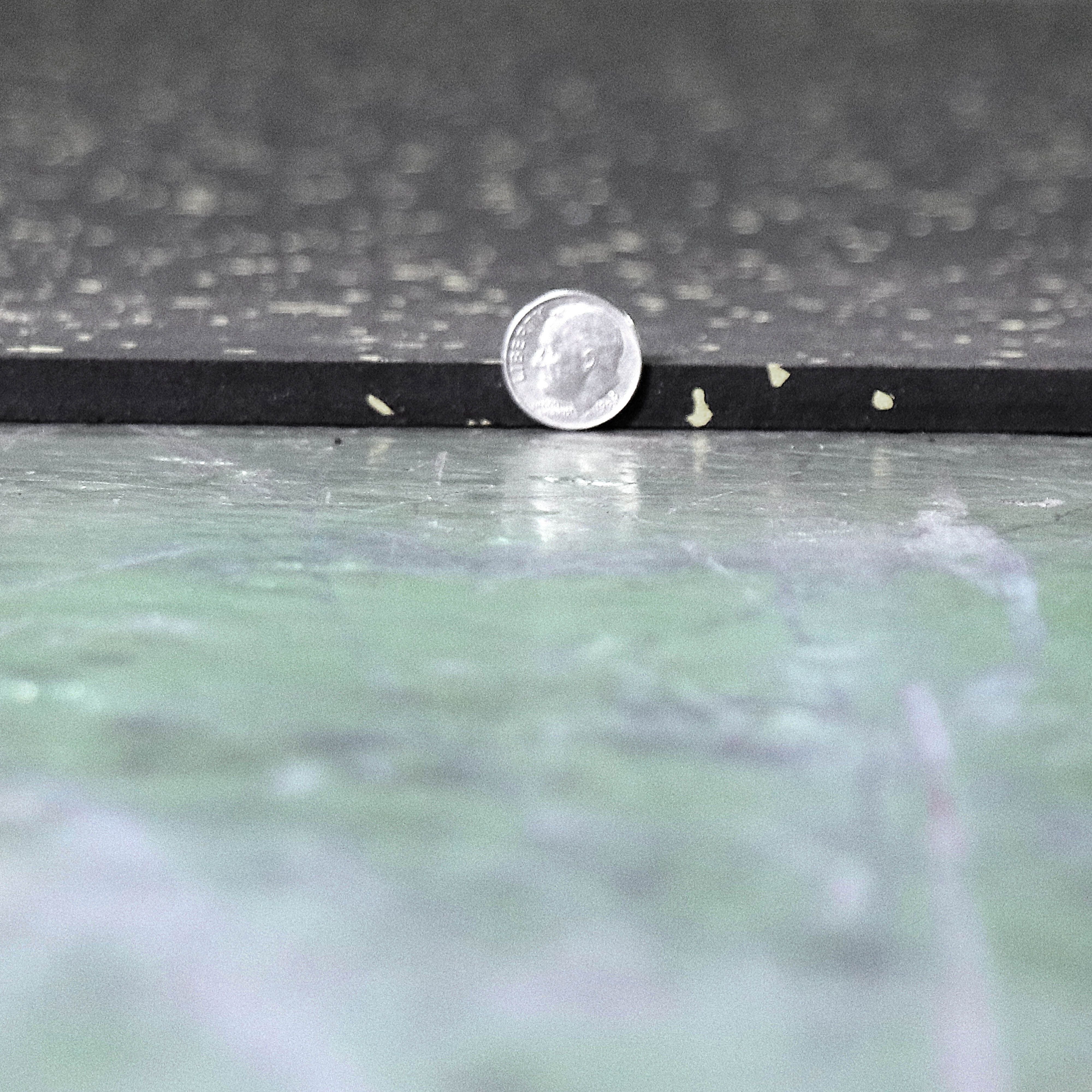 Scratch and Dent - Rubber Gym Flooring | Gray Crumb | 15' x 4' x 8mm - FINAL SALE