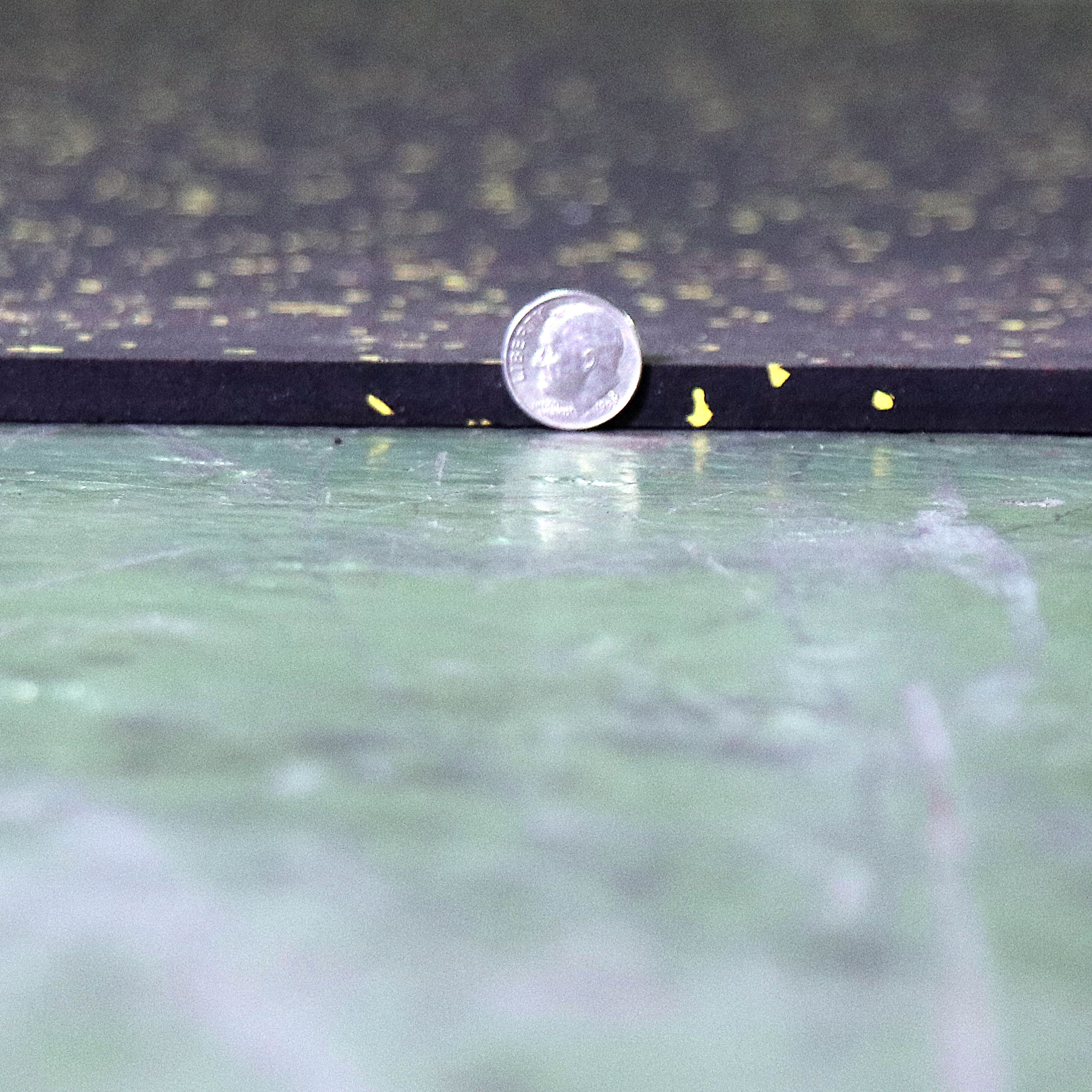 Scratch and Dent - Rubber Gym Flooring | Yellow Crumb | 15' x 4' x 8mm - FINAL SALE - Image 2