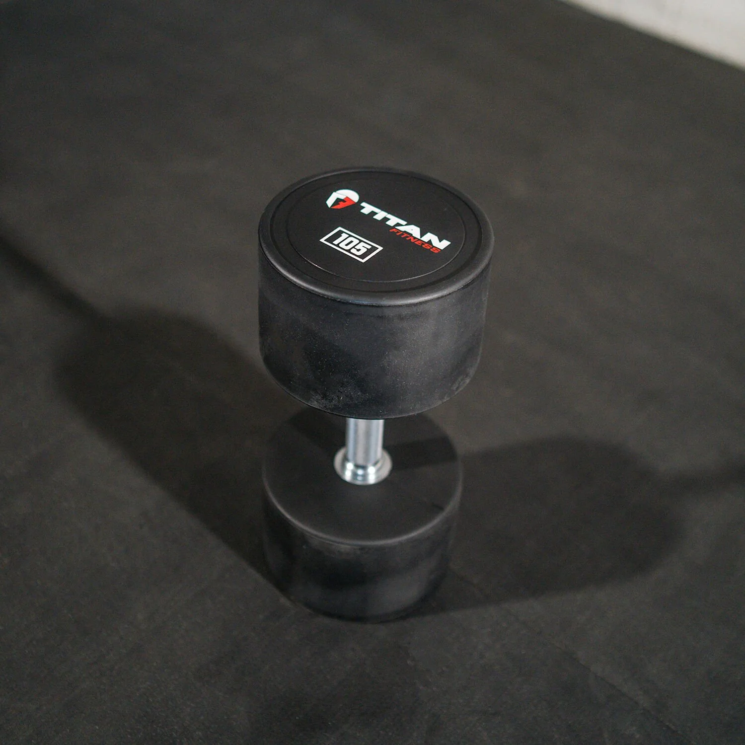 Scratch and Dent, Single 105 LB Round Urethane Dumbbell