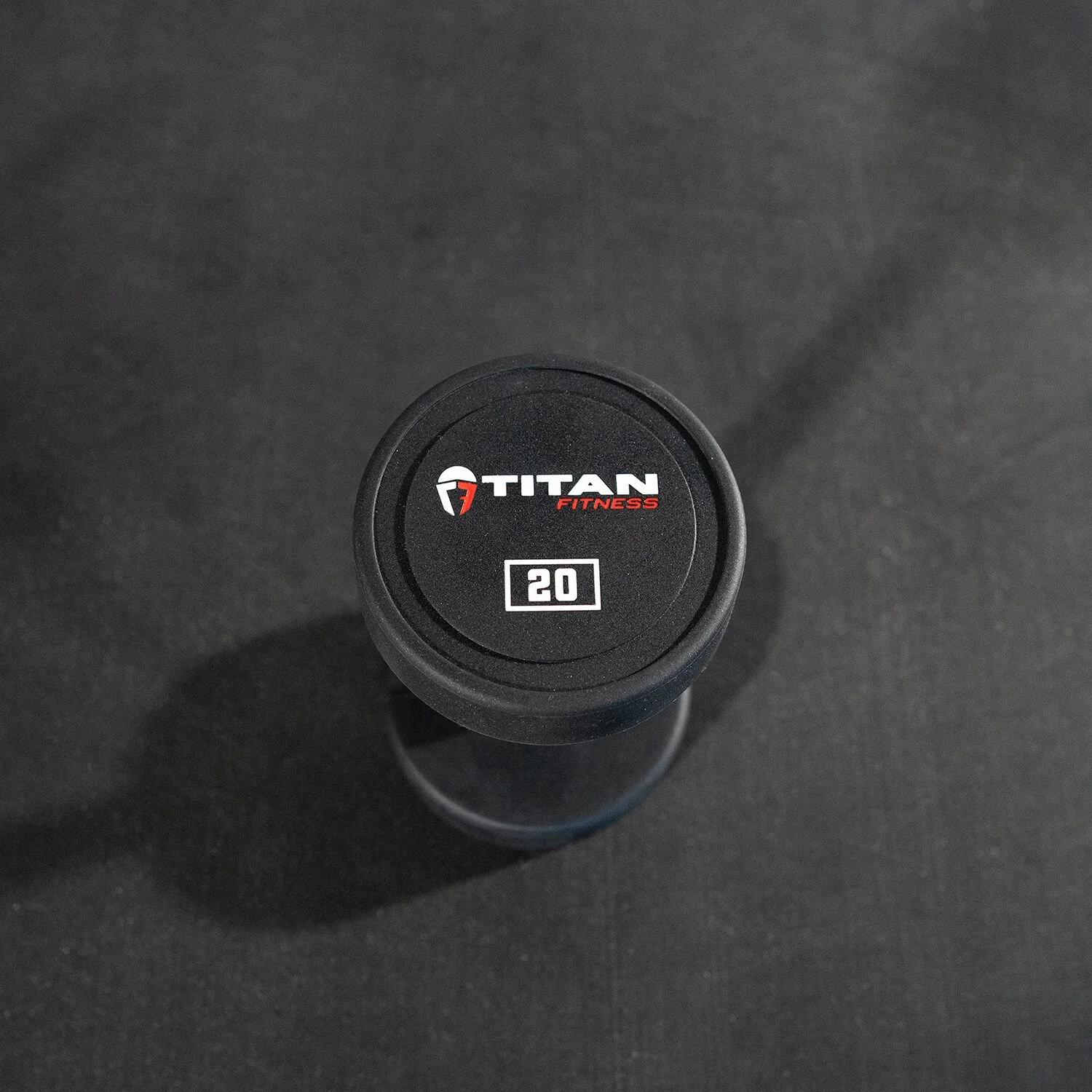 Scratch and Dent - Single 20 LB Round Urethane Dumbbell - FINAL SALE