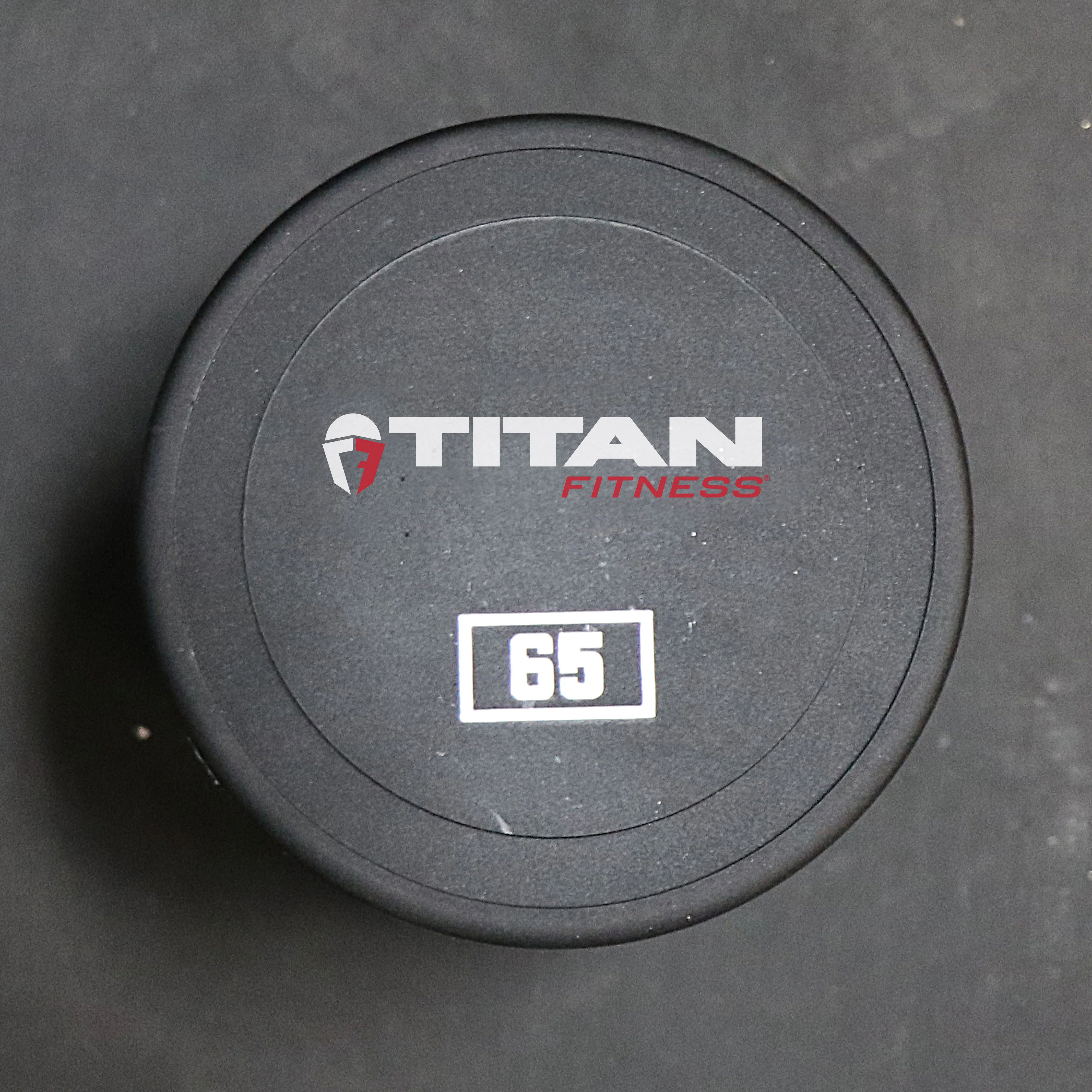 Scratch and Dent, 65 LB Classic Round Urethane Dumbbell - Image 2