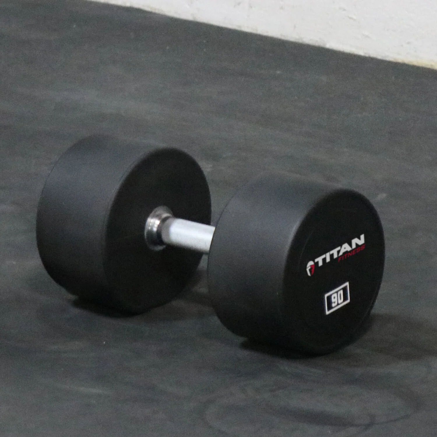 Scratch and Dent - Single 90 LB Round Urethane Dumbbell - FINAL SALE - Image 2