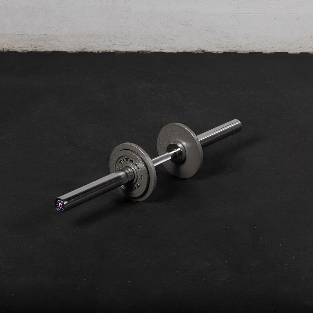 Scratch and Dent, Loadable 36" Olympic Dumbbell Handle - Single - Image 2