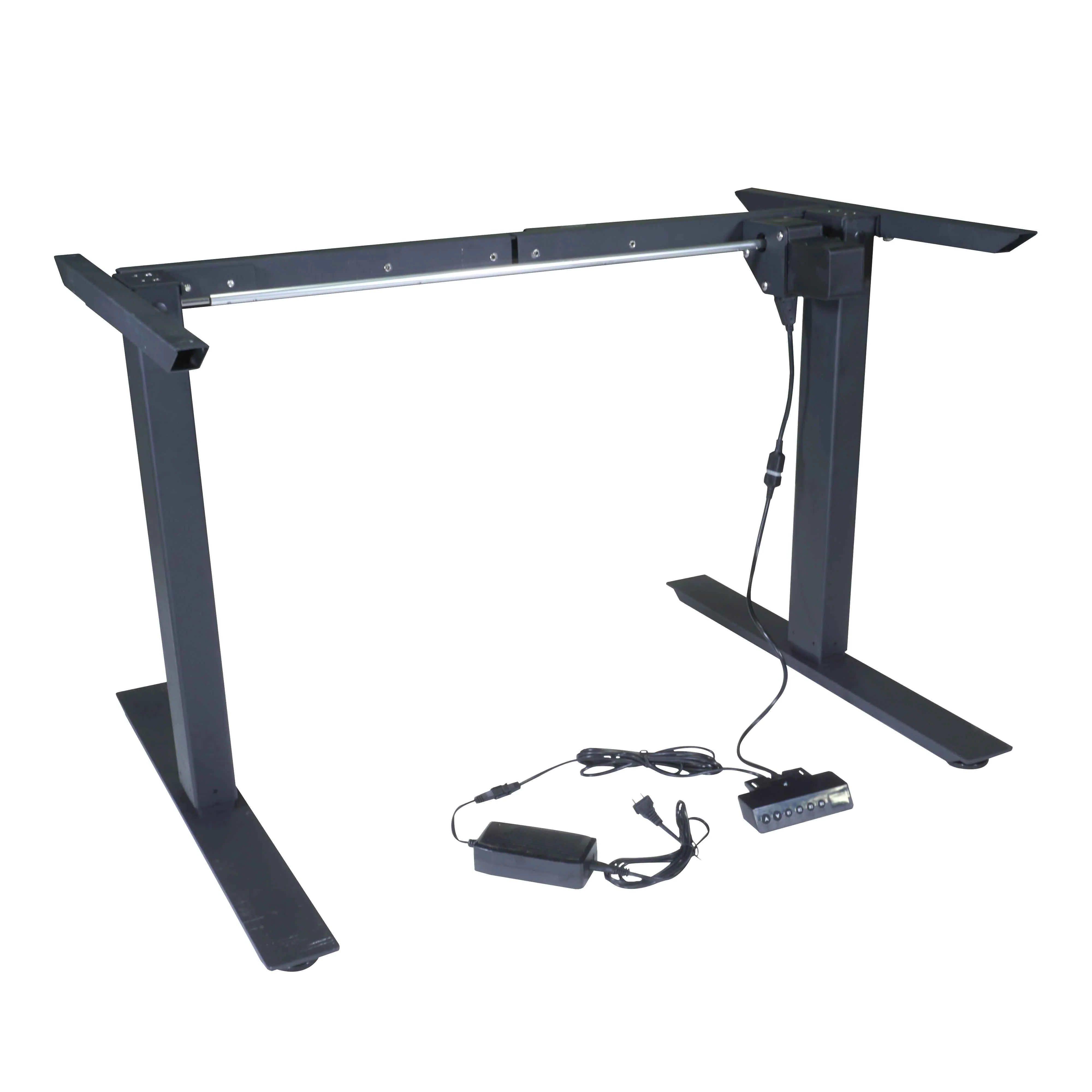 Single Motor Electric Adjustable Height A2 Sit-Stand Desk (Black) - Image 2