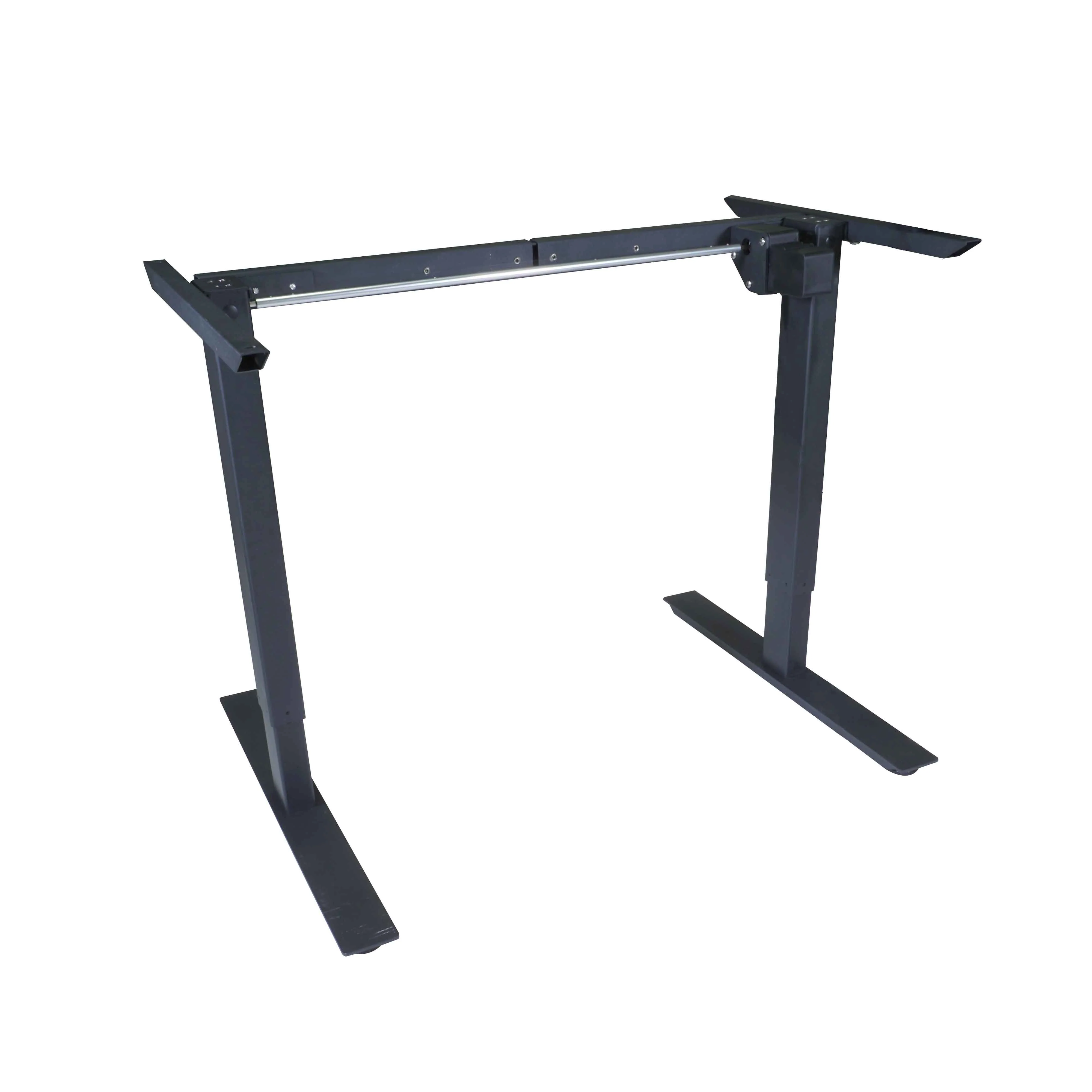 Single Motor Electric Adjustable Height A2 Sit-Stand Desk (Black) - Image 3