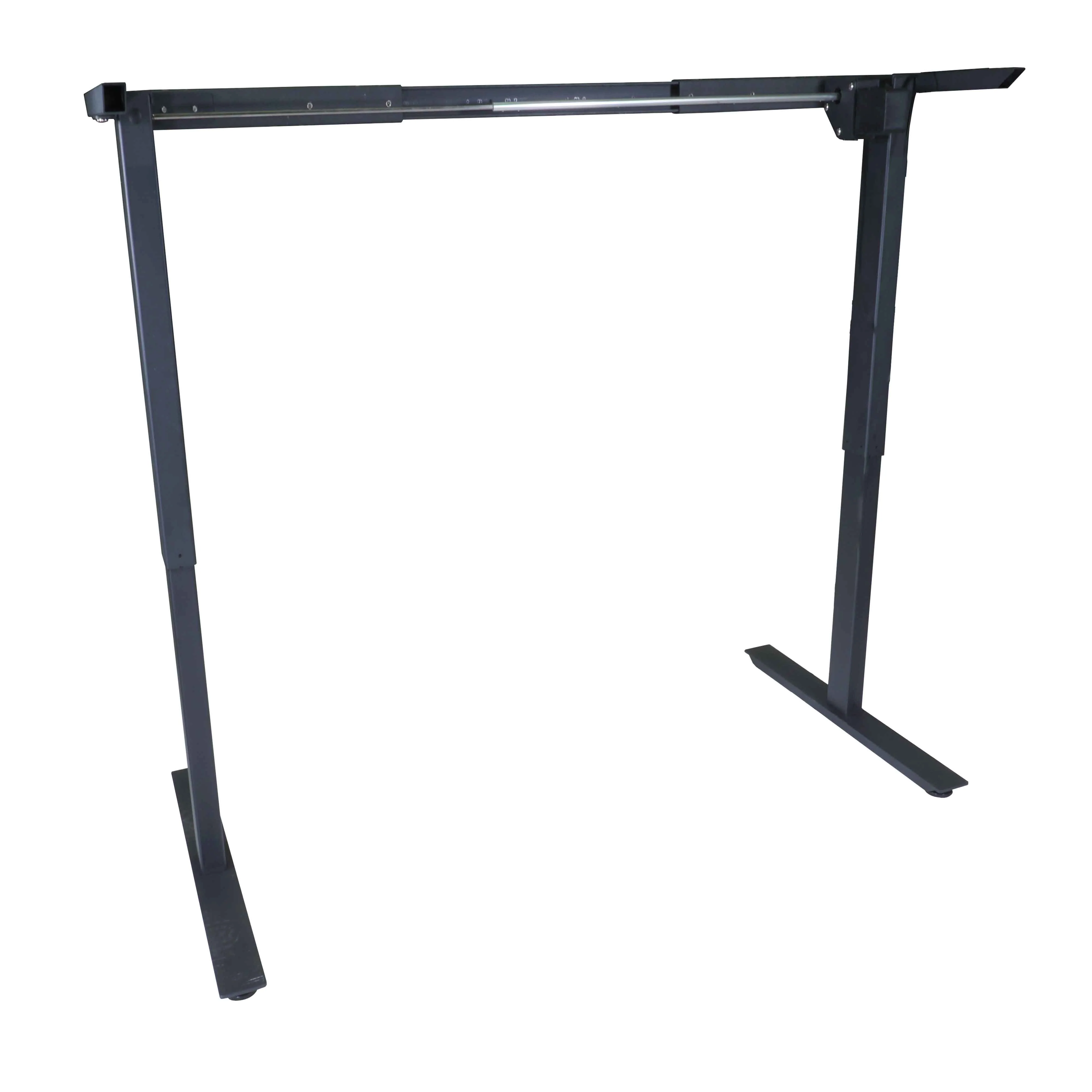 Single Motor Electric Adjustable Height A2 Sit-Stand Desk (Black) - Image 5