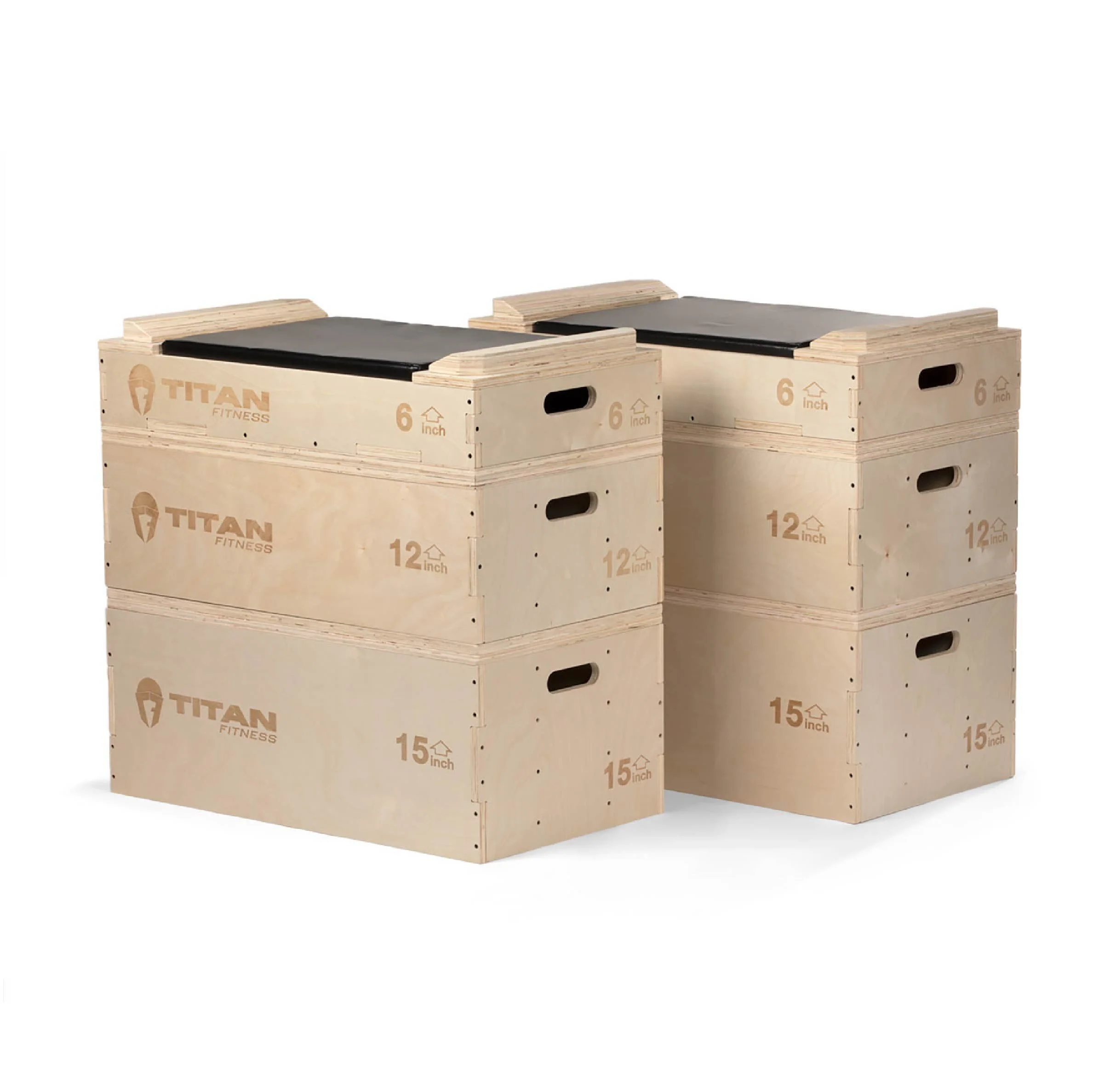 Scratch and Dent - Stackable Wood Jerk Blocks W/ Silencer Pad - FINAL SALE